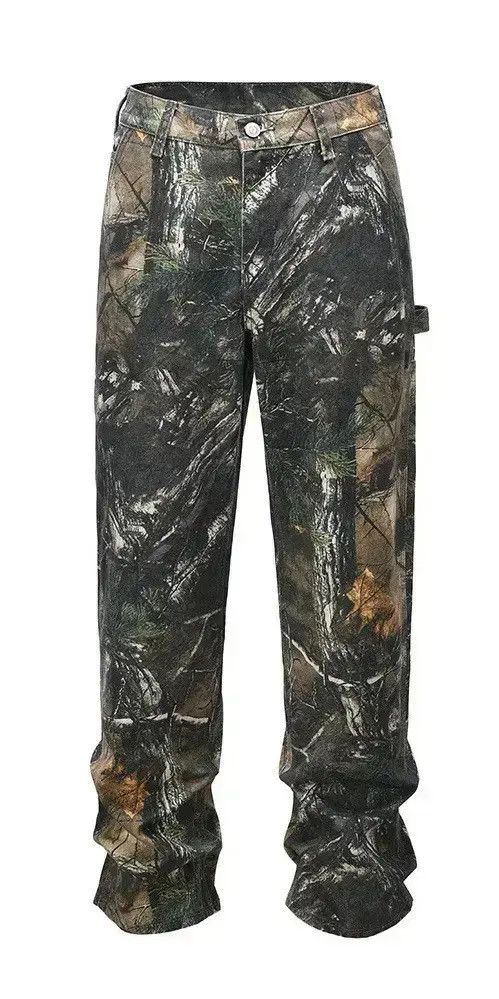 Japanese Brand Y2K Streetwear Camouflage Straight Jean Size US 32 / EU 48 - 1 Thumbnail