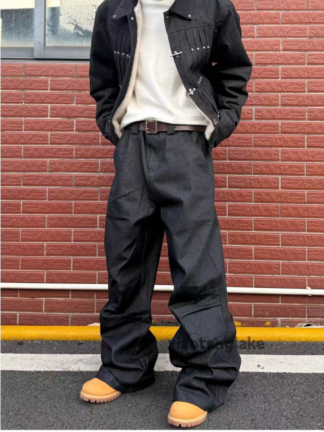 Jean xtl Balenciaga asaprocky style loose baggy flared jeans Size US 30 / EU 46 - 4 Thumbnail