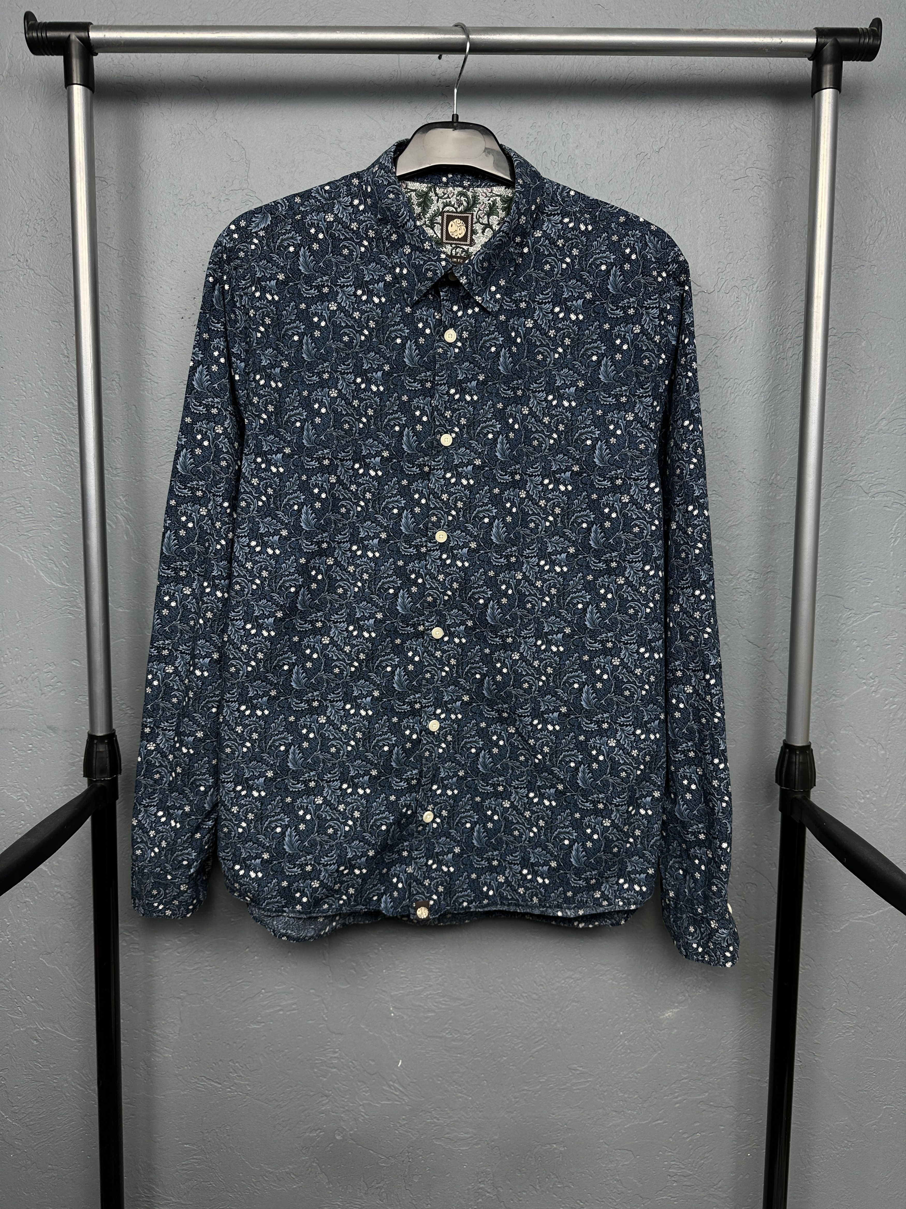 Pretty Green Pretty Green Mens Long Sleeve Shirt Size US L / EU 52-54 / 3 - 1 Thumbnail