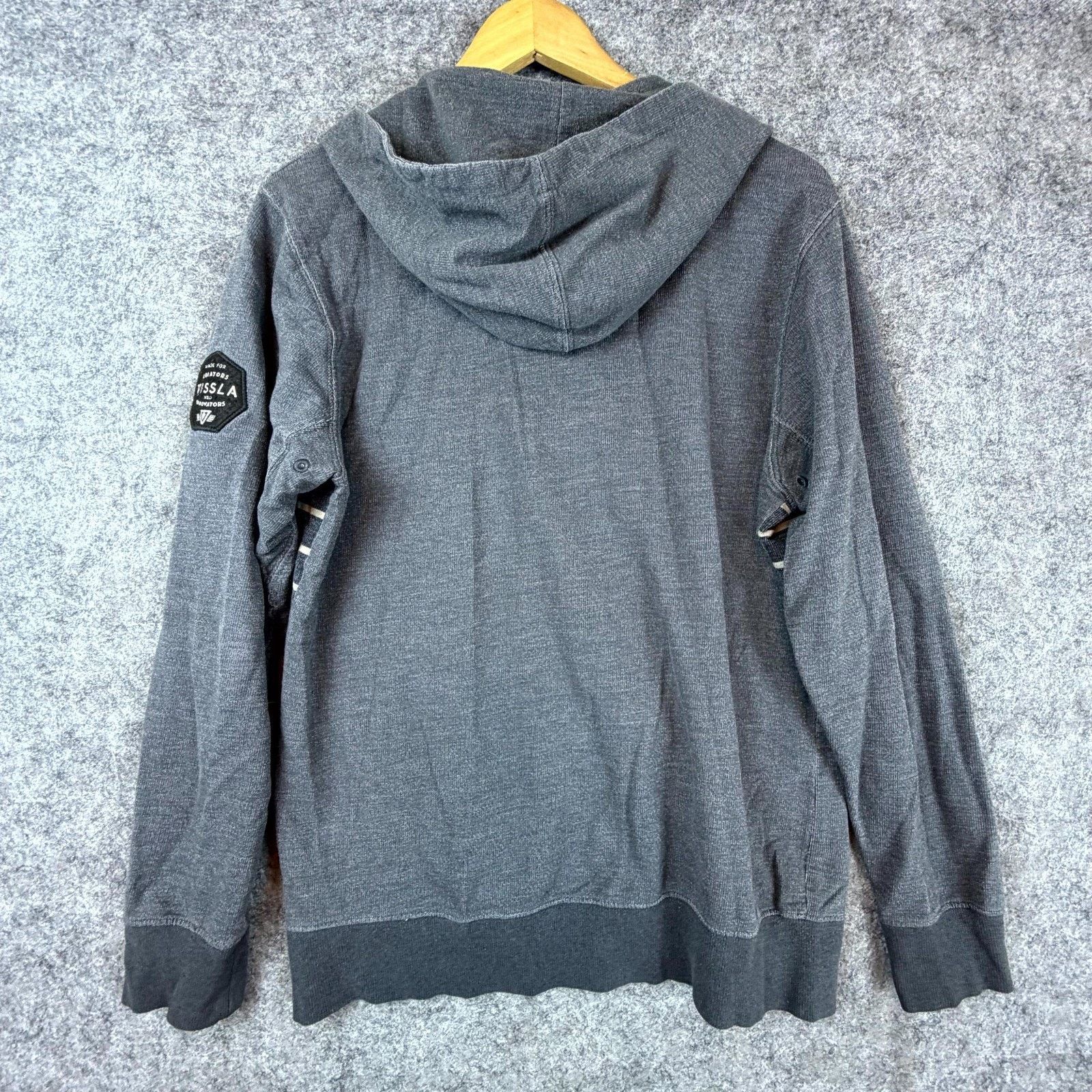 Vissla Vissla and Innovators Hoodie Mens Medium Gray Skate Surfwear Size US M / EU 48-50 / 2 - 2 Thumbnail