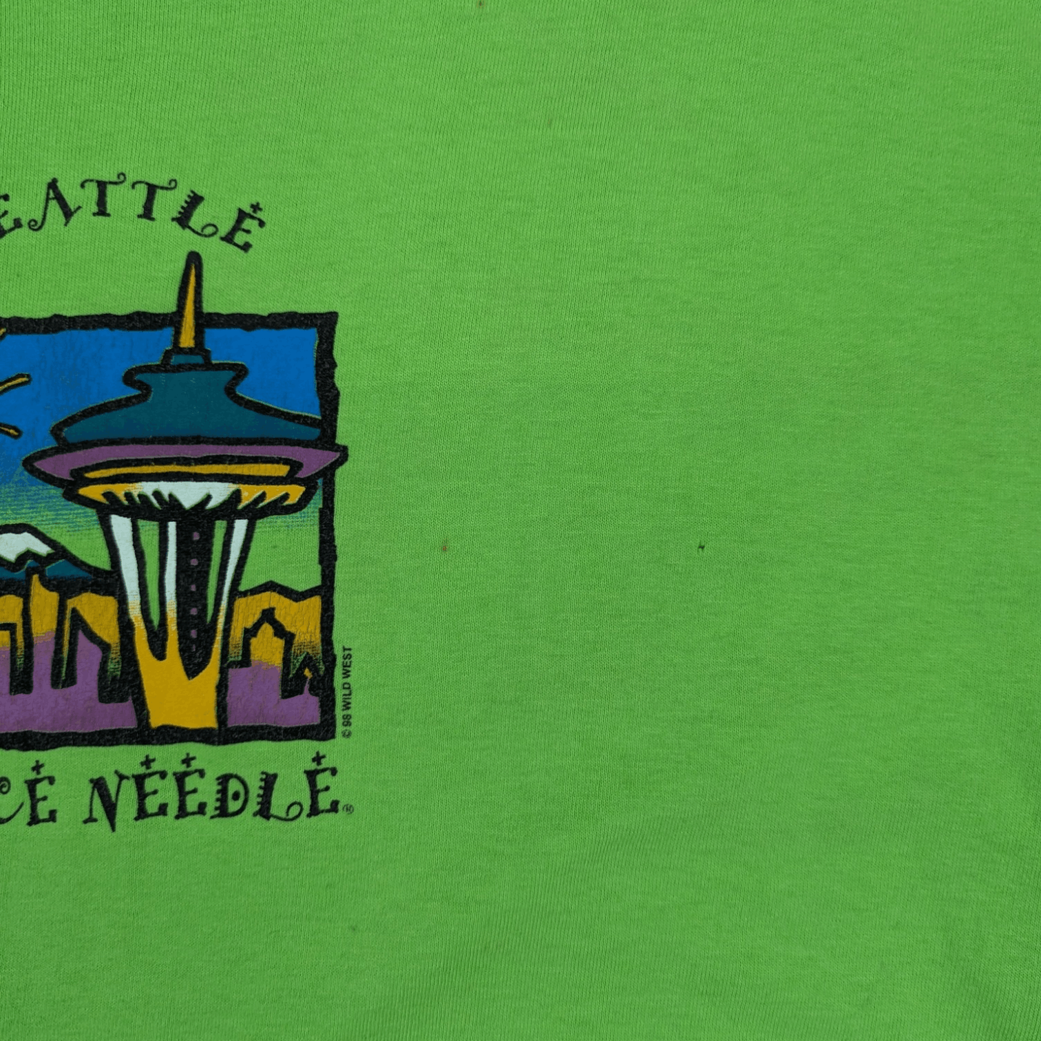 Anvil 90's ANVIL 1998 Seattle Space Needle Single Stitches T-Shirt Size US L / EU 52-54 / 3 - 7 Thumbnail