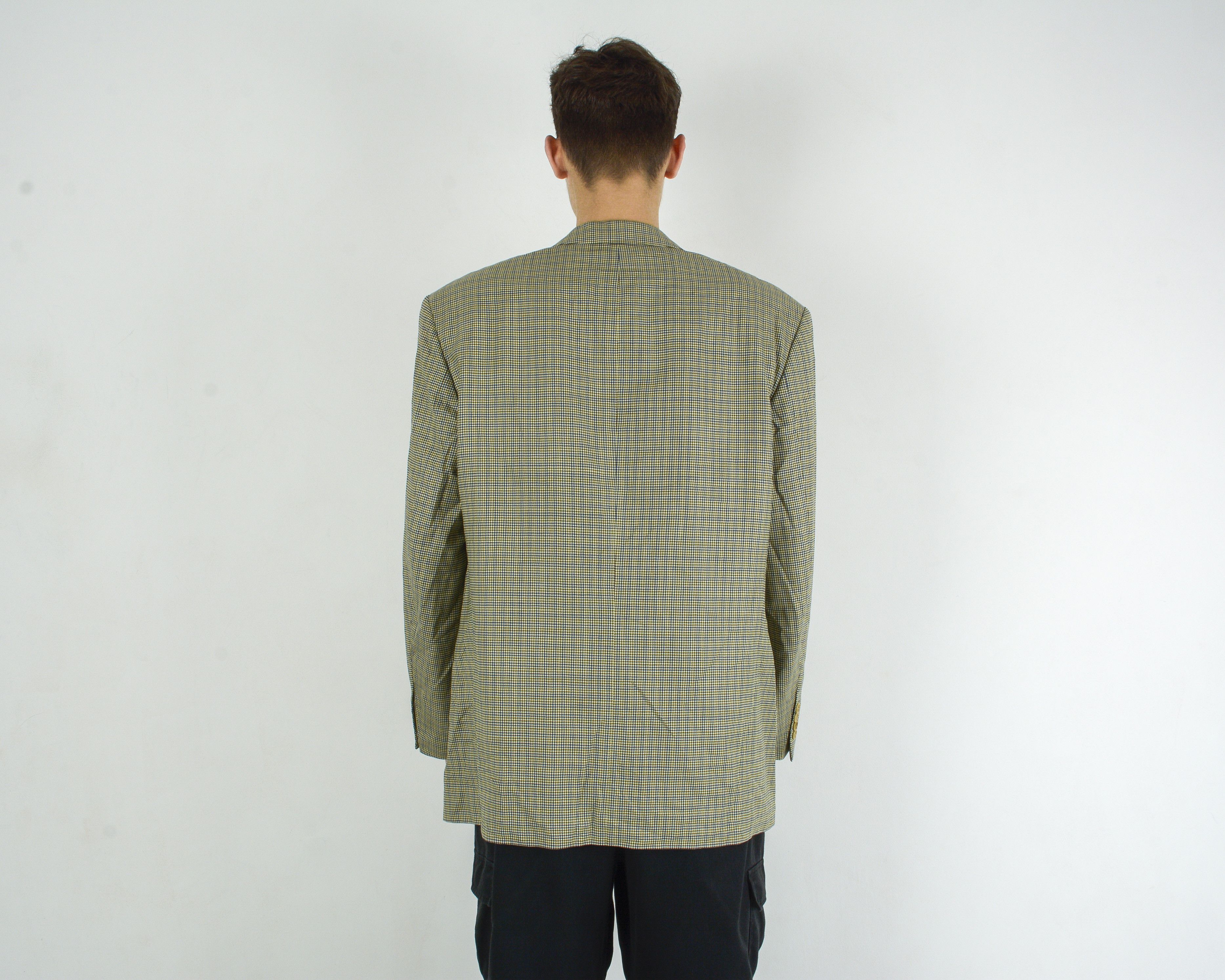 Hugo Boss Delon Houndstooth XL Blazer Uk 44 Us Suit Jacket Coat Eu 54 Size 44R - 3 Thumbnail