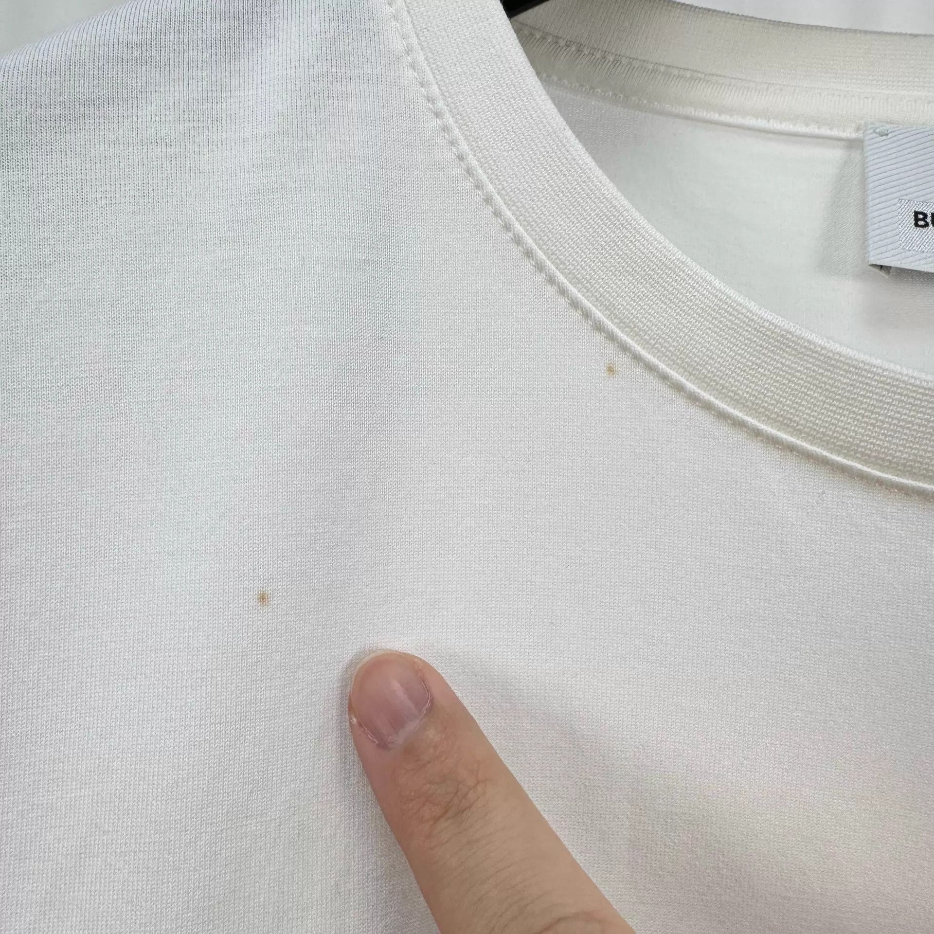 Burberry Burberry Embroidered Logo Short Sleeve Tee L 98 New Size L / US 10 / IT 46 - 5 Thumbnail