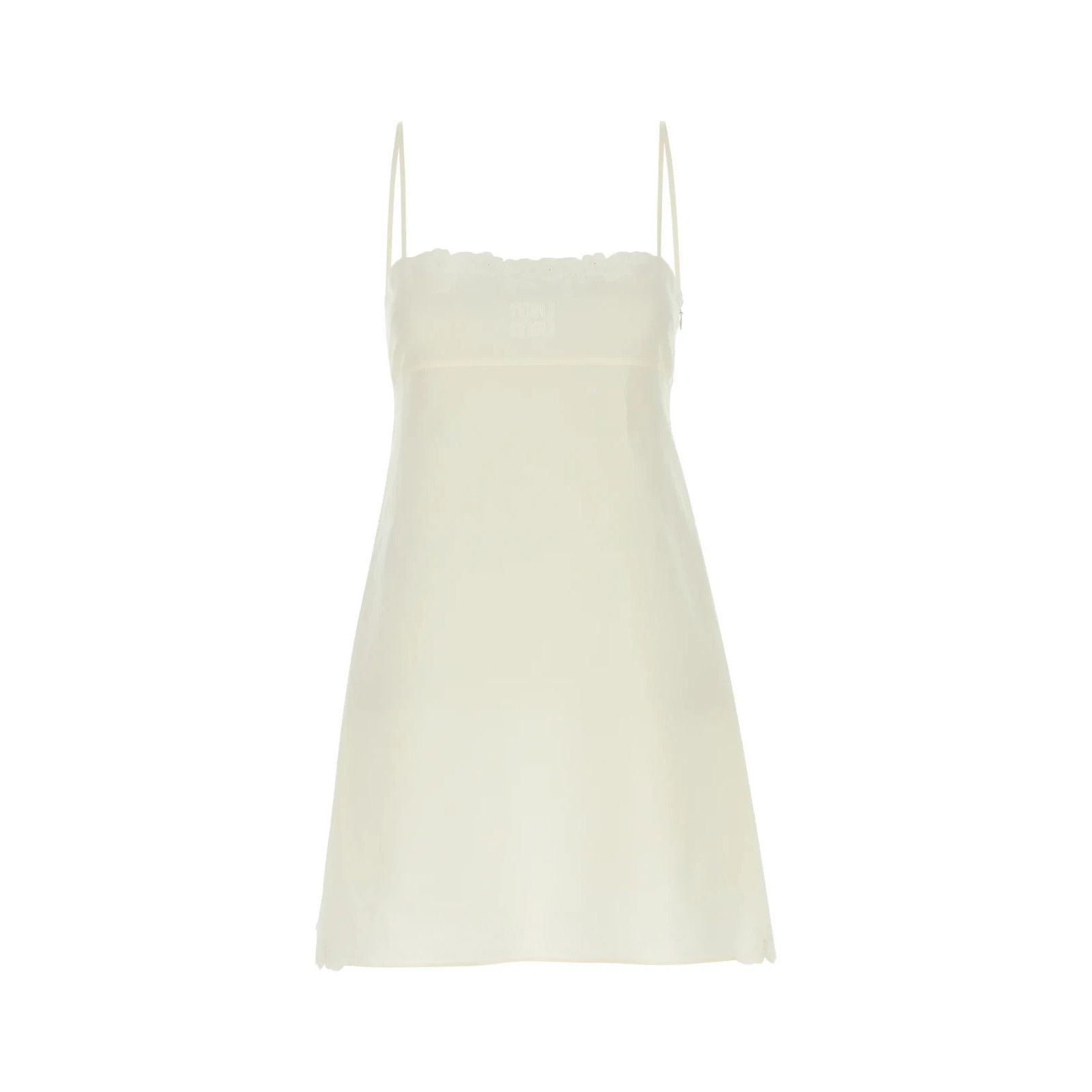 MIU MIU White Linen Mini Dress New & Authentic (Women's size