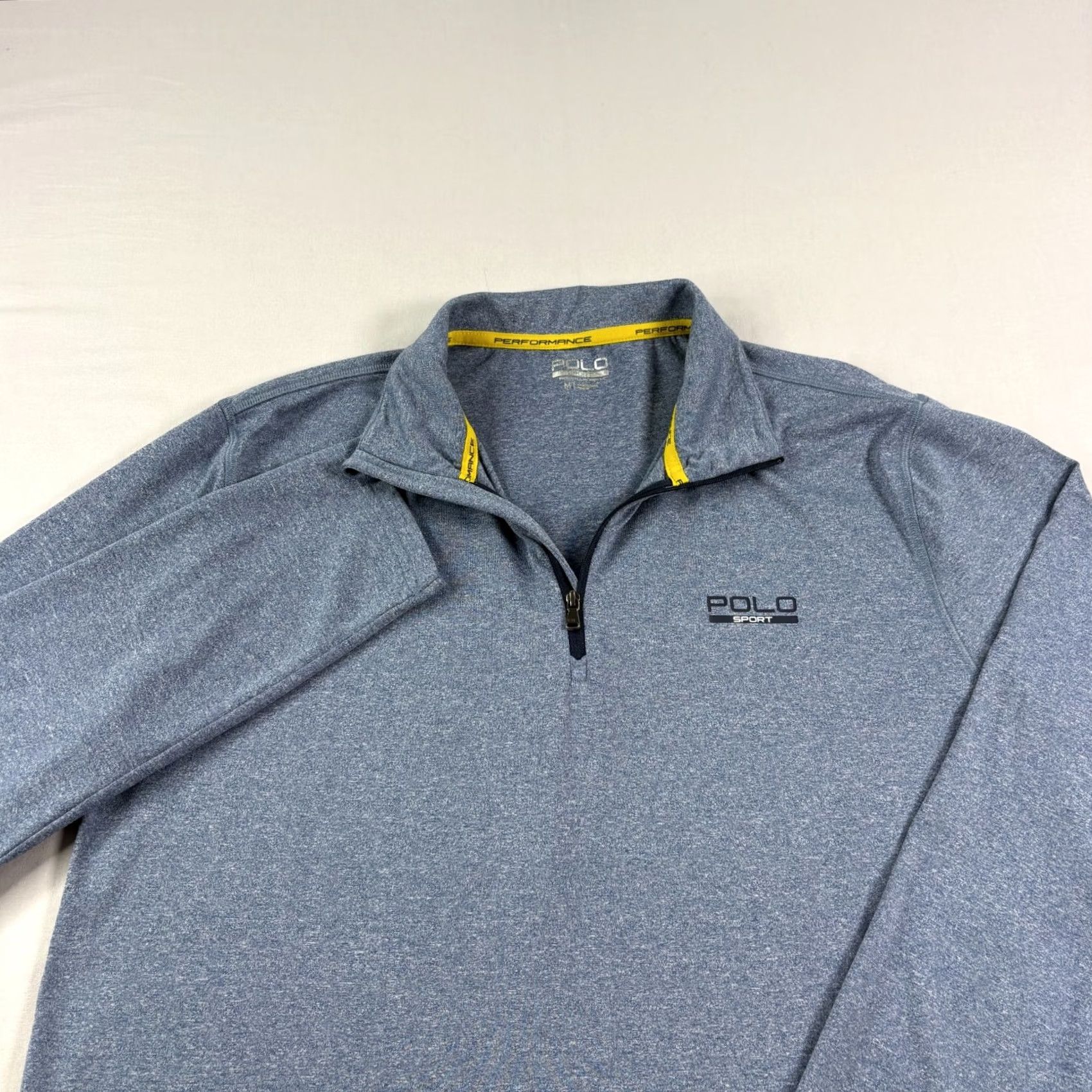 Polo Ralph Lauren Polo Ralph Lauren Sweatshirt Men Medium Blue Golf Pullover 1/4 Zip Stretch Sport Size US M / EU 48-50 / 2 - 5 Thumbnail