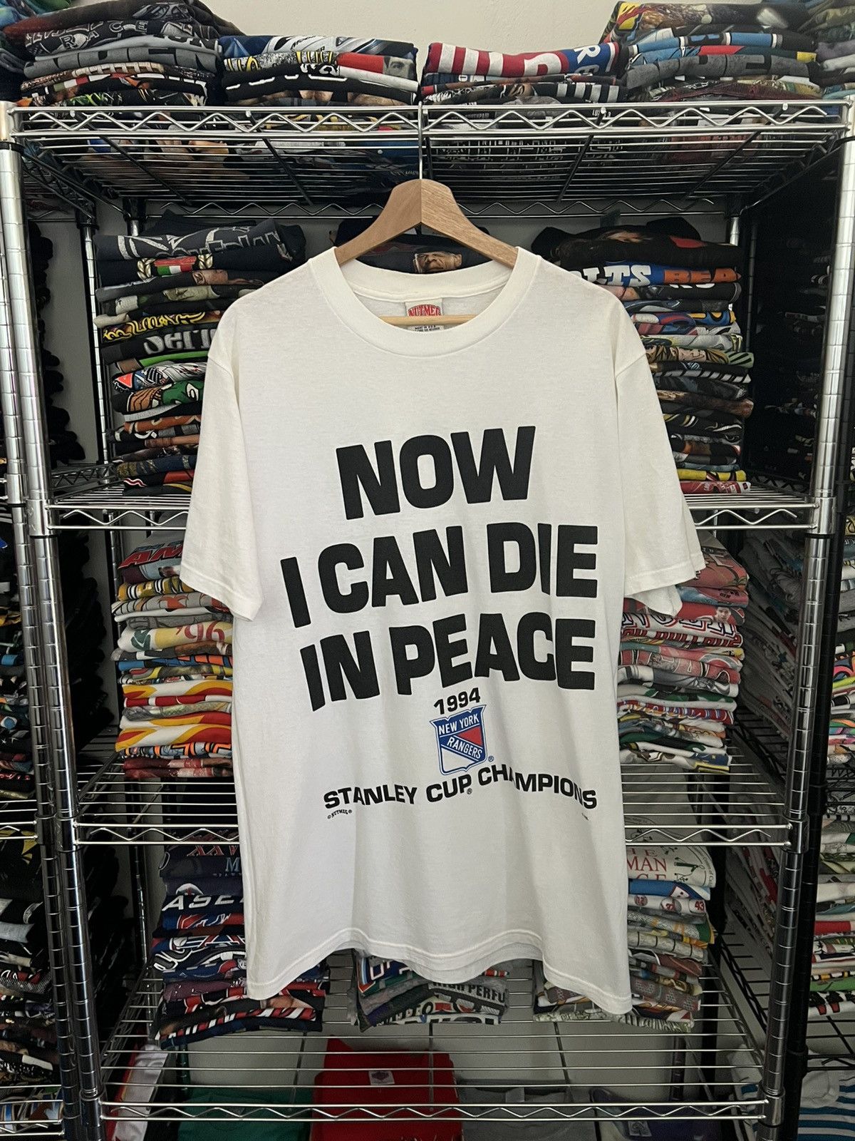 1994 New York Rangers Now I Can Die In Peace Champions NHL