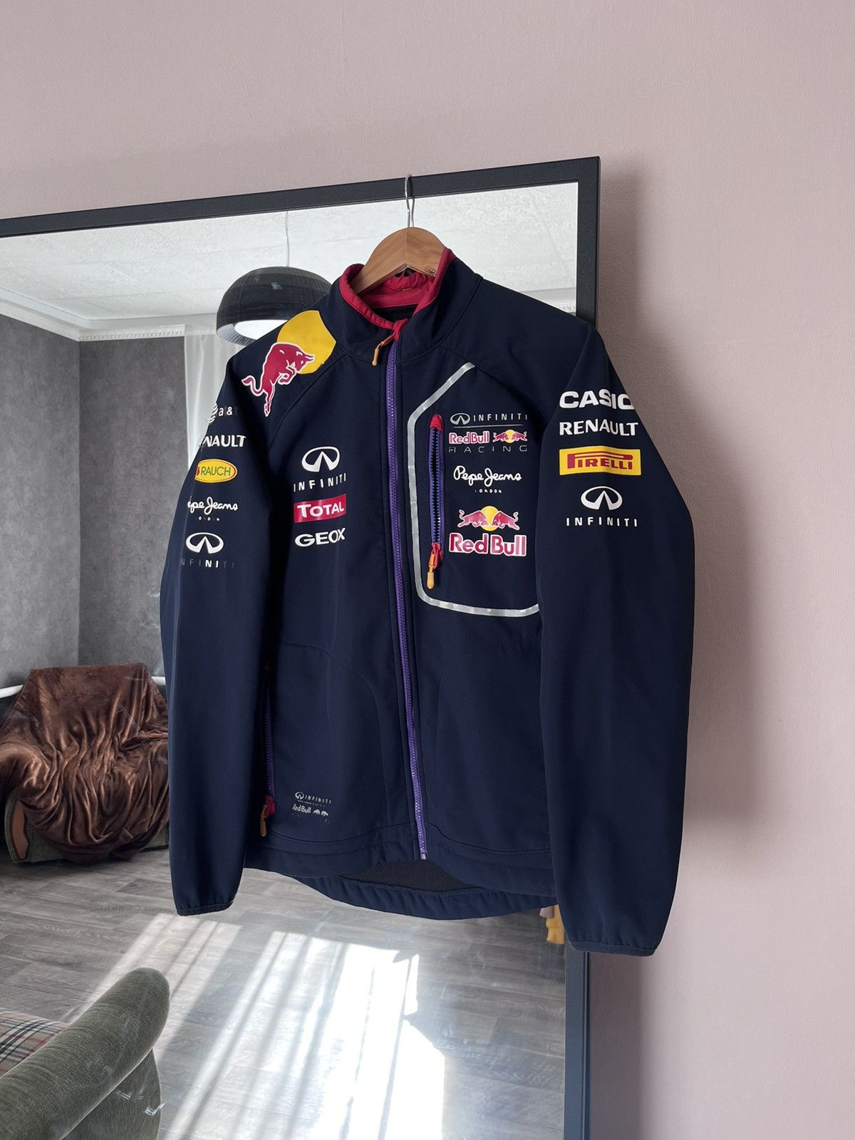 PEPE JEANS INFINITI RED BULL RACING SOFTSHELL JACKET