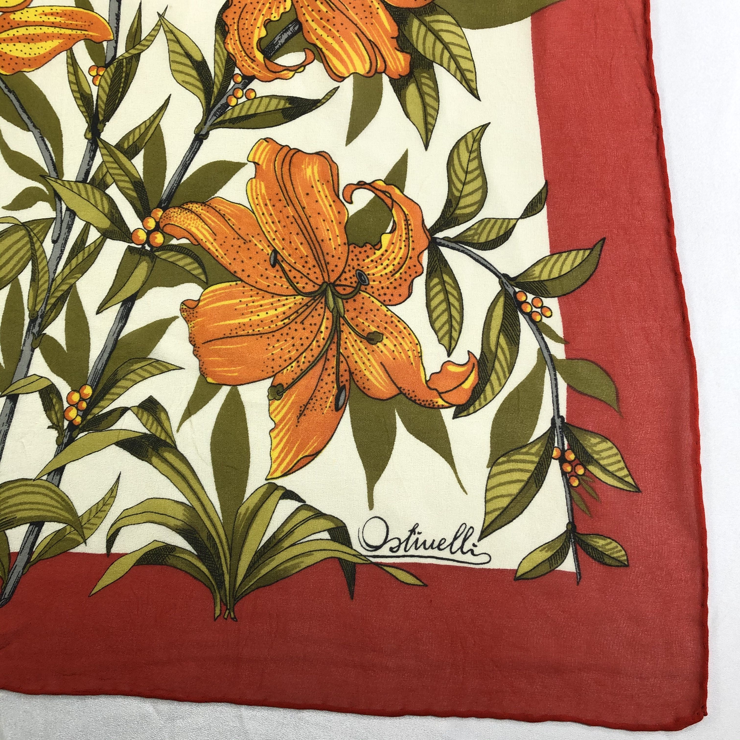 Vintage Vintage Silk Scarf Size ONE SIZE - 3 Thumbnail