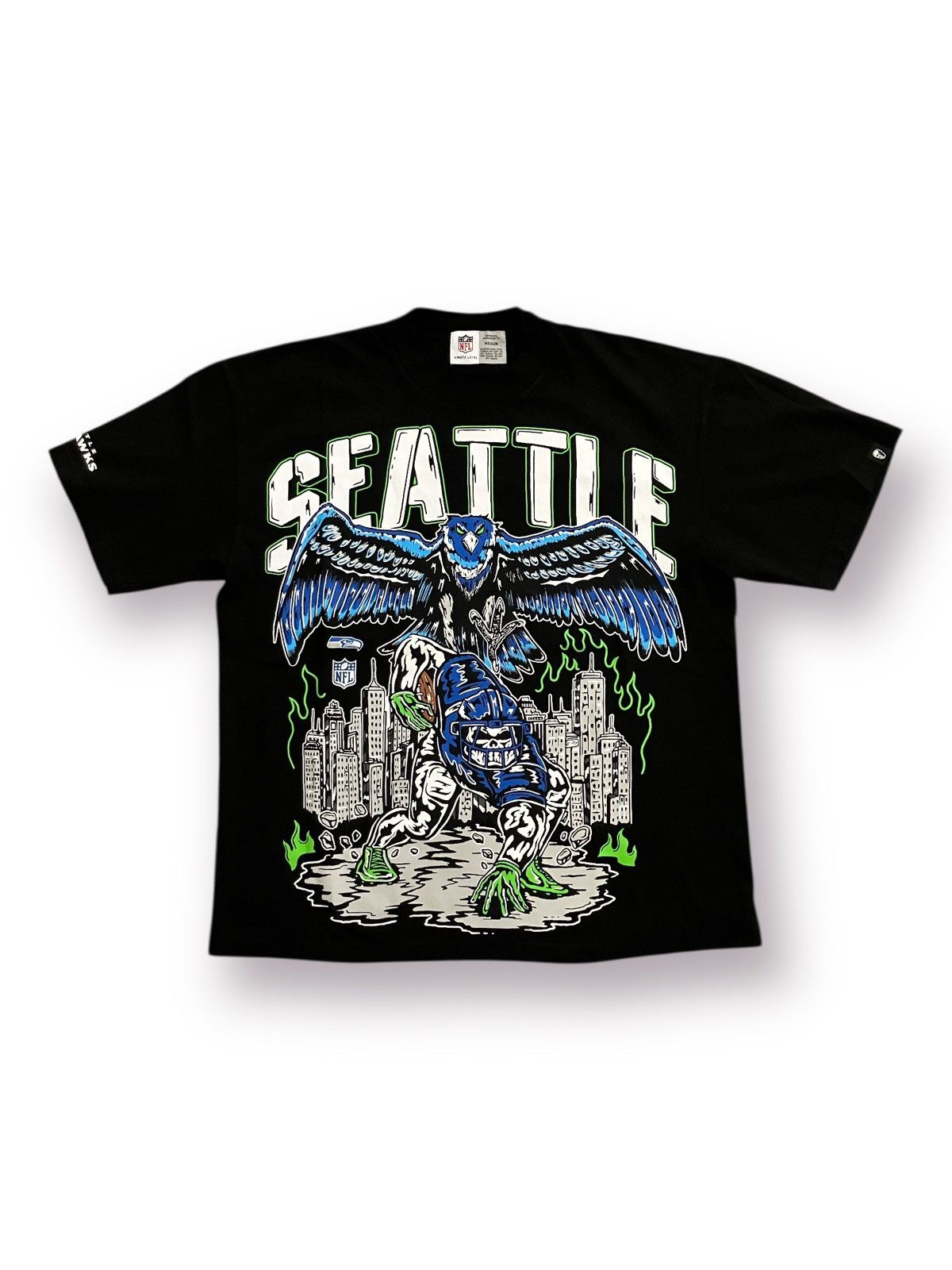 Warren Lotas Warren Lotas x Seattle Seahawks Skyline Tee Size US L / EU 52-54 / 3 - 1 Thumbnail