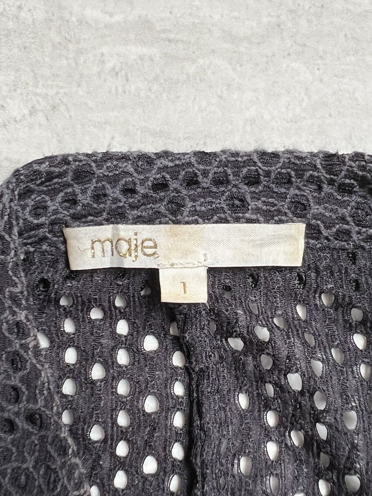 Maje MAJE Mesh Midi Dress Size XS / US 0-2 / IT 36-38 - 11 Thumbnail