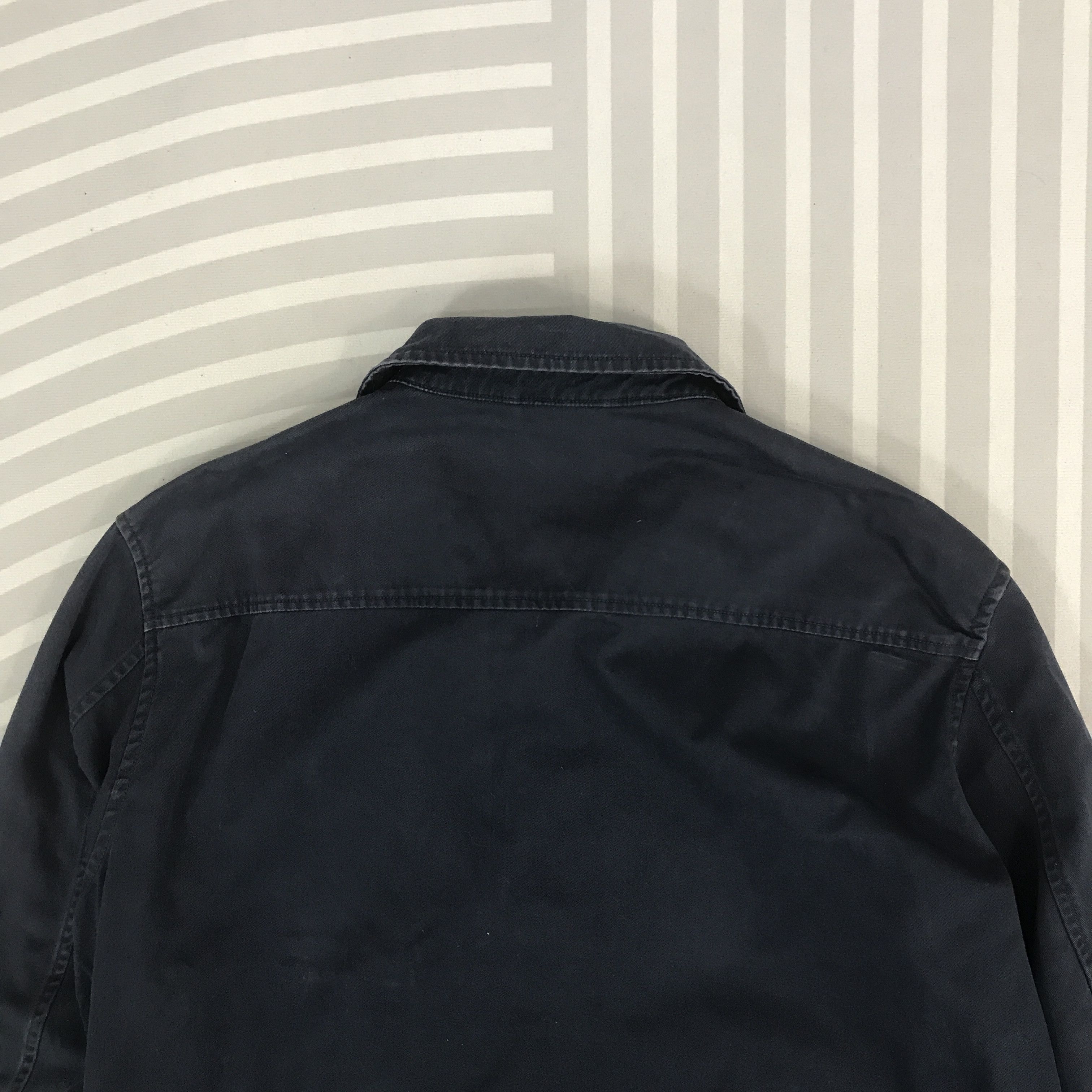 Polo Ralph Lauren × Vintage Vintage Polo Ralph Lauren Navy faded Jacket Size US XL / EU 56 / 4 - 4 Thumbnail