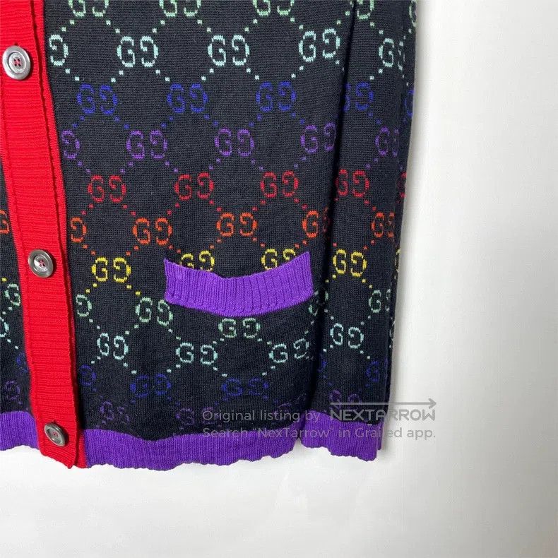 Gucci Gucci Double G full-print cardigan coat Size S / US 4 / IT 40 - 4 Thumbnail