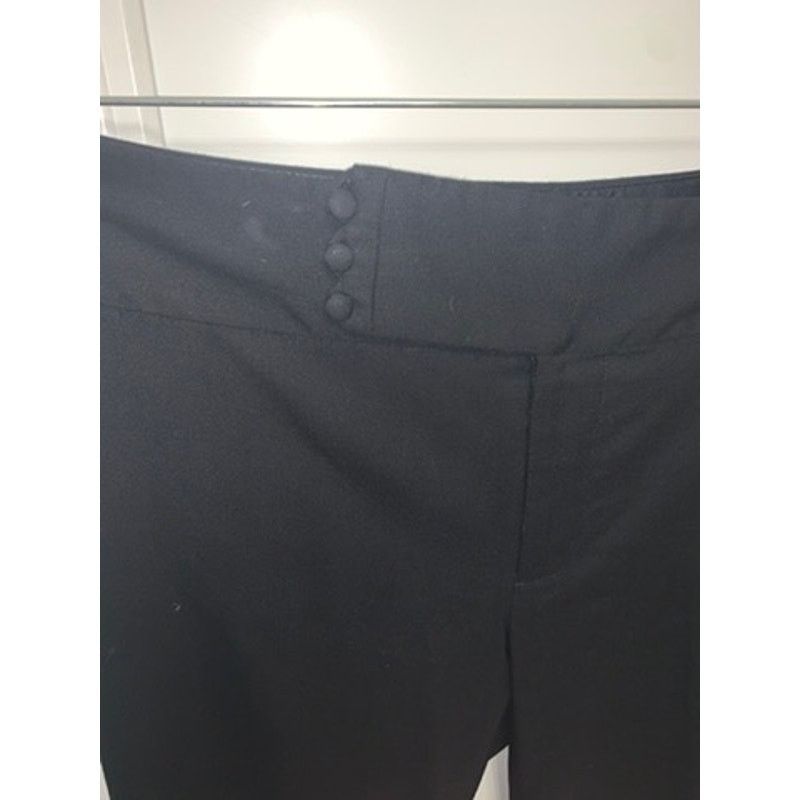 Banana Republic Banana Republic Women's Black Flare Dress Pants Size 6 Size 28" / US 6 / IT 42 - 2 Thumbnail