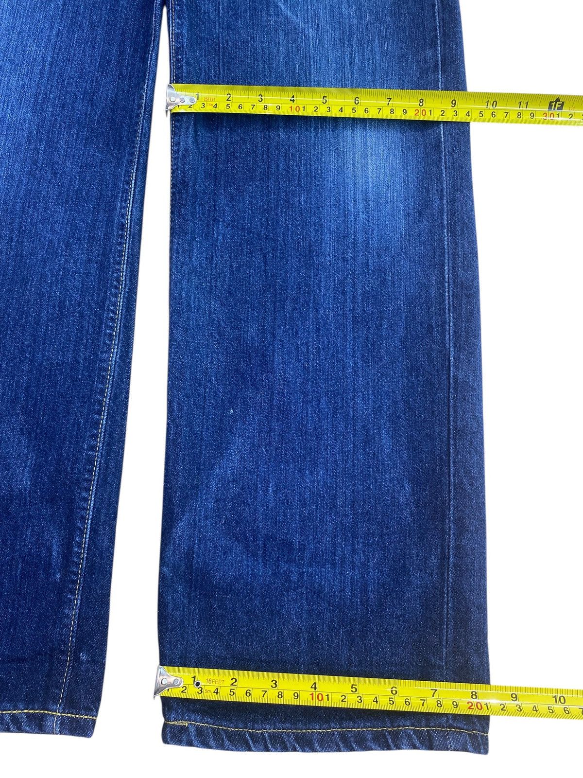 Lee Lee Riders Faded Dark Wash Style Loose Jeans Size US 30 / EU 46 - 8 Thumbnail