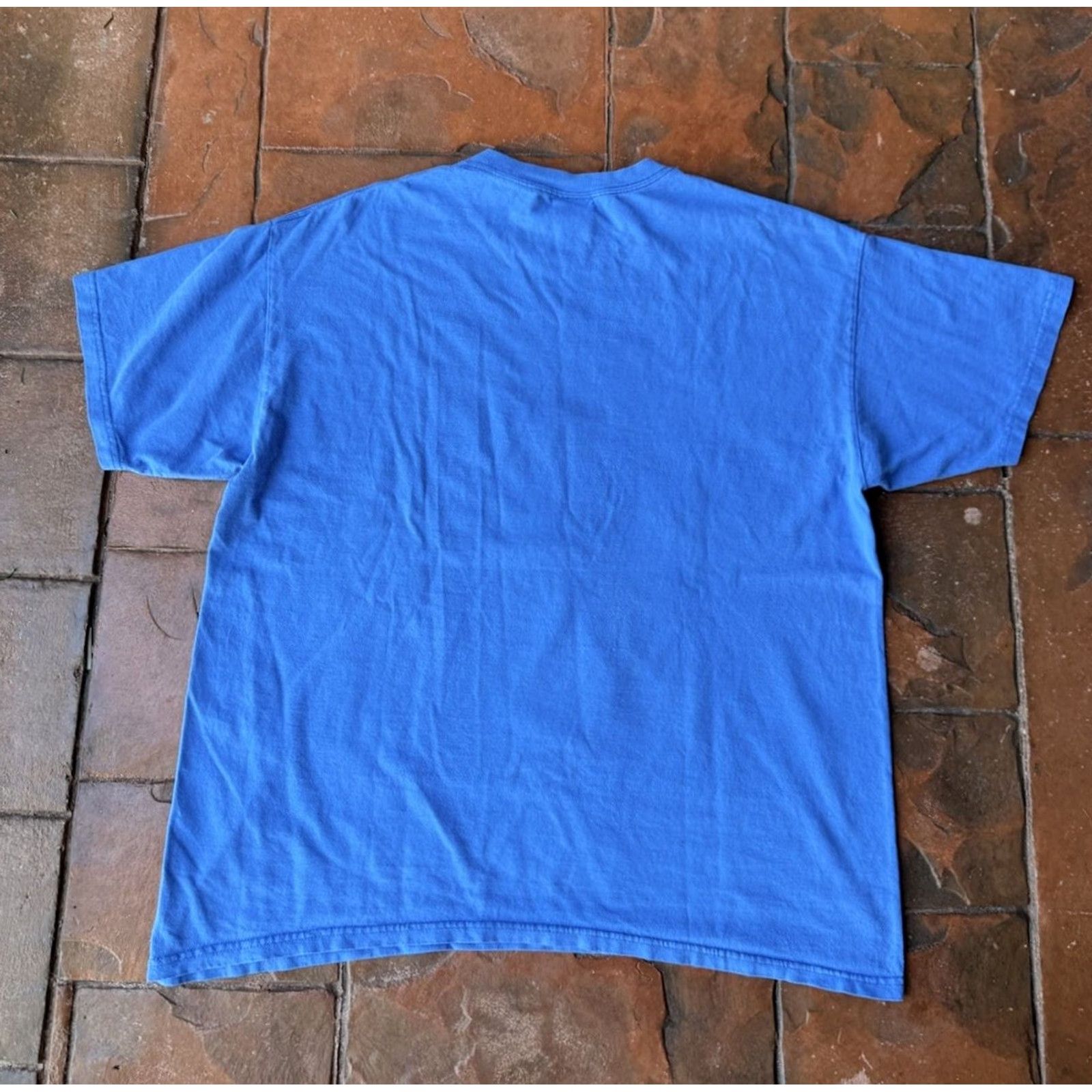 Disney VINTAGE Disney Mickey Mouse Jumping Graphic T-Shirt XL Blue Mens Short Sleeve Crew Neck 1990s Cartoon Size US XL / EU 56 / 4 - 3 Thumbnail