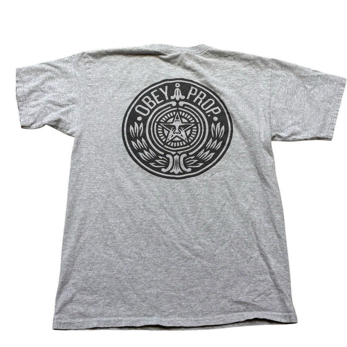 Obey OBEY Heather Gray Logo Graphic Tee Short Sleeve Mens Medium Size US M / EU 48-50 / 2 - 3 Thumbnail