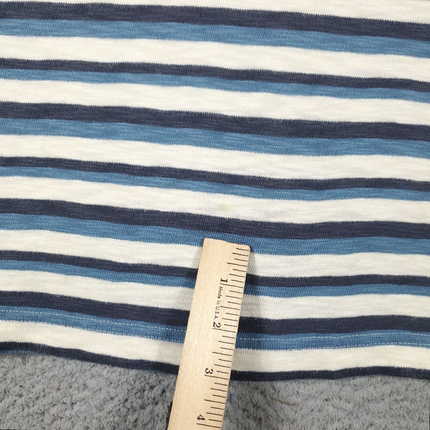 Tommy Hilfiger Tommy Hilfiger Shirt Mens XL Blue Striped Polo Cotton Logo Button Front Classic Preppy Mens Size US XL / EU 56 / 4 - 4 Thumbnail