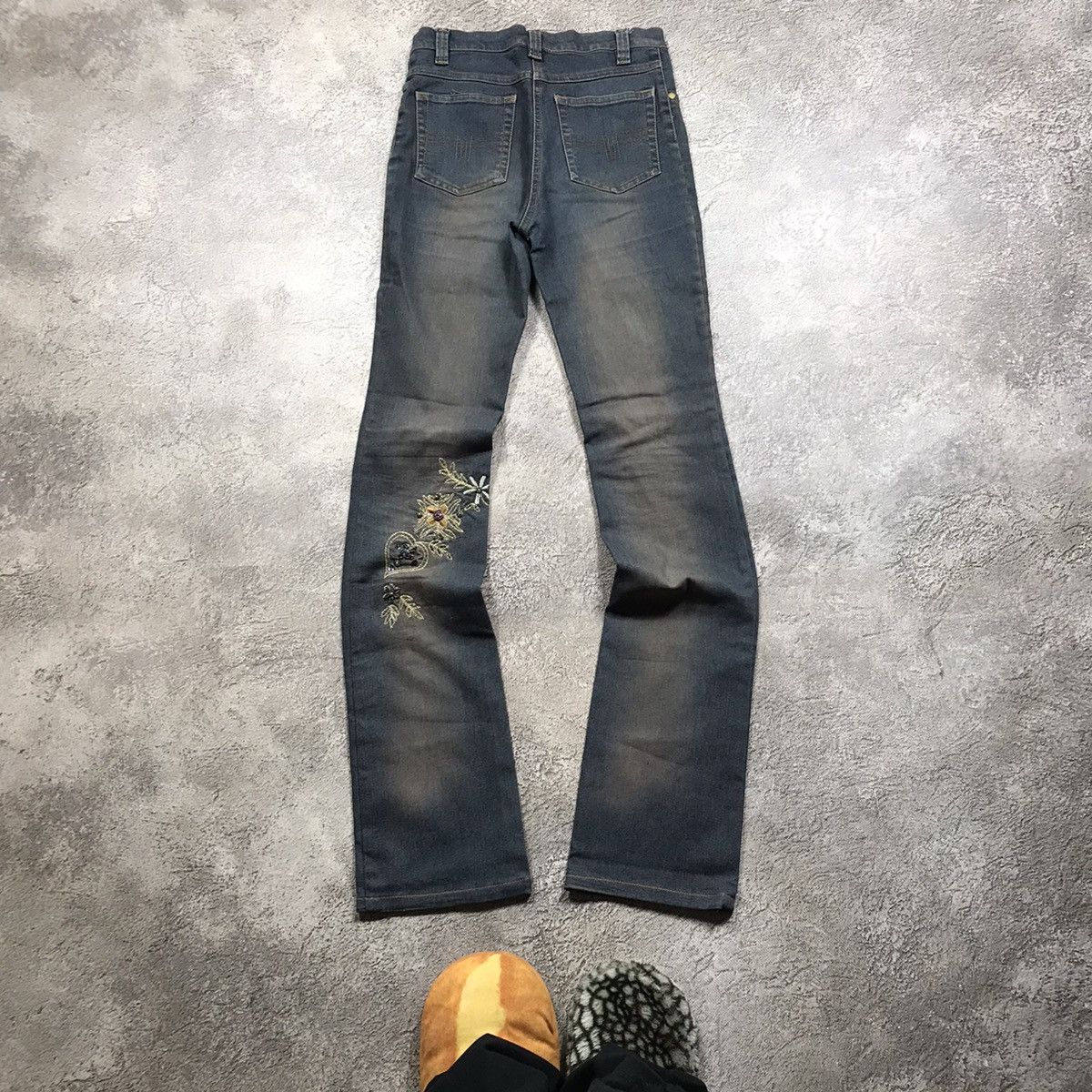 Japanese Brand vintage Faded Jeans japan distressed denim spring pants 90s Size 26" / US 2 / IT 38 - 4 Thumbnail