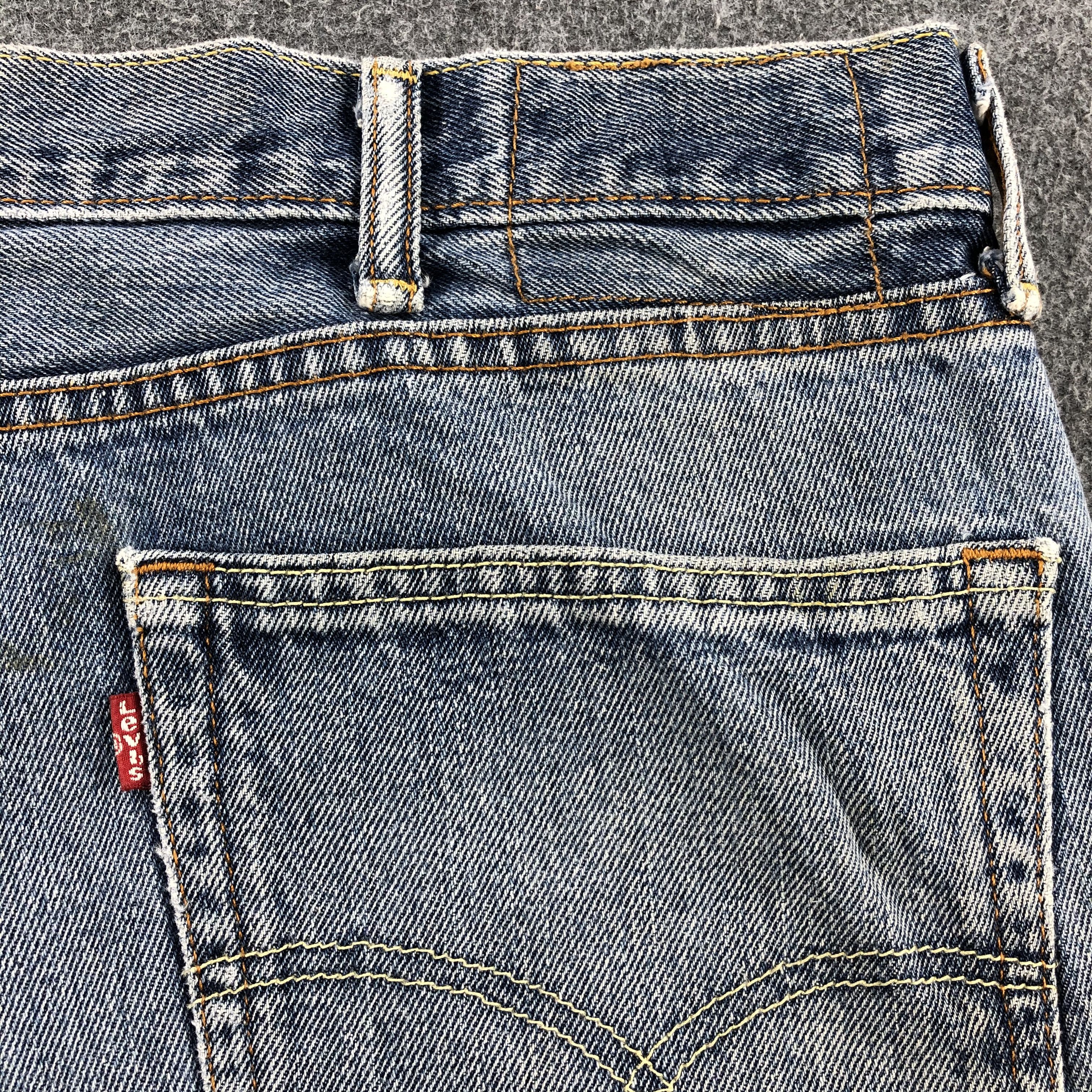 Levi's Vintage Blue Washed Levis 505 Jeans-J938 Size US 41 - 5 Thumbnail