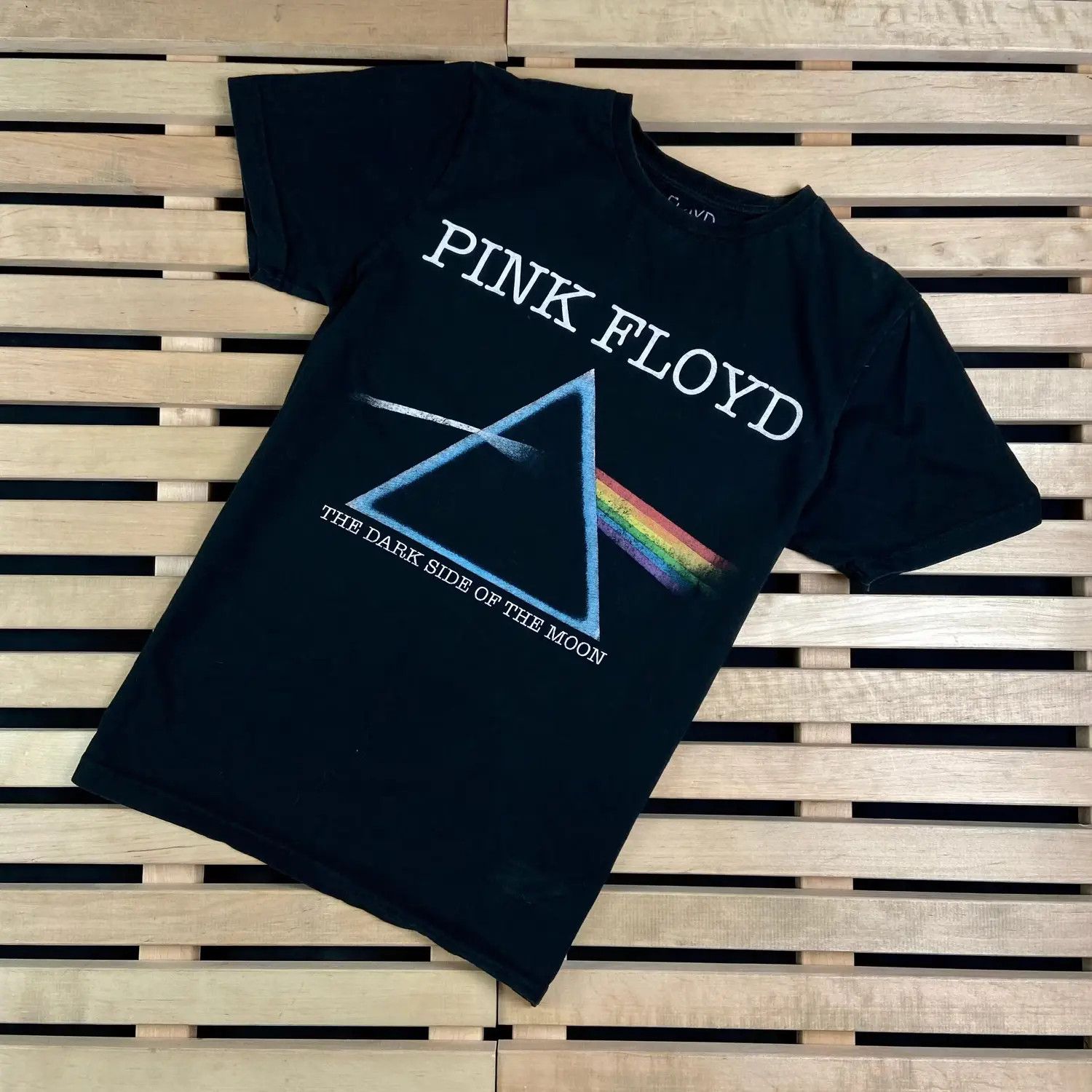 Band Tees × Pink Floyd × Vintage Mens Vintage T Shirt Pink Floys The Dark Side Size S Size US S / EU 44-46 / 1 - 1 Thumbnail