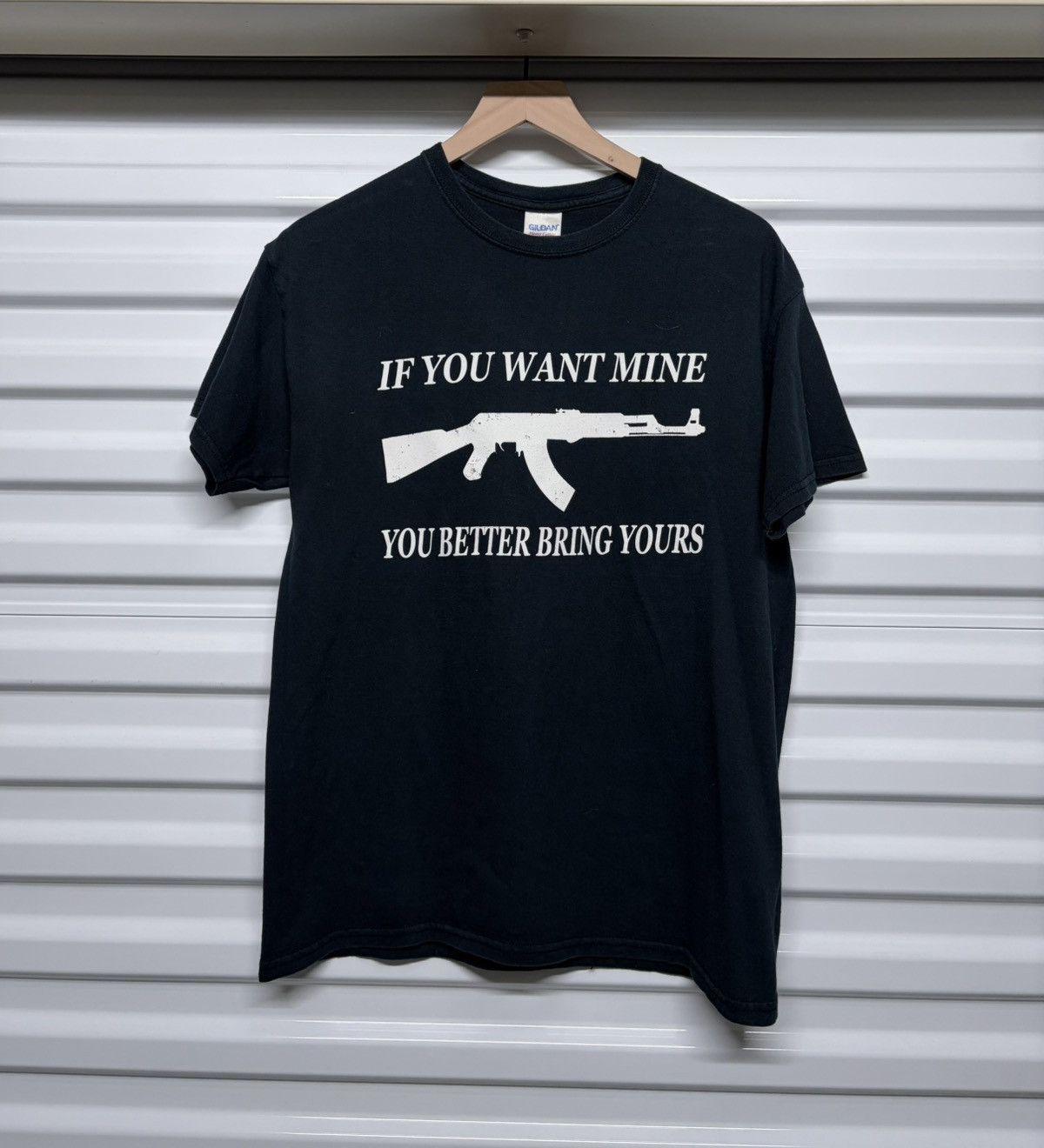 Gildan Vintage “If You Want Mine You Better Bring Yours” Tee Size US M / EU 48-50 / 2 - 1 Preview