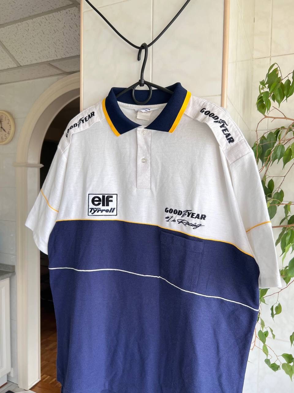 Formula 1 × Vintage VINTAGE GOODYEAR ELF TEAM TYRREL F1 RACING TEAM POLO SHIRT Size US XL / EU 56 / 4 - 2 Thumbnail
