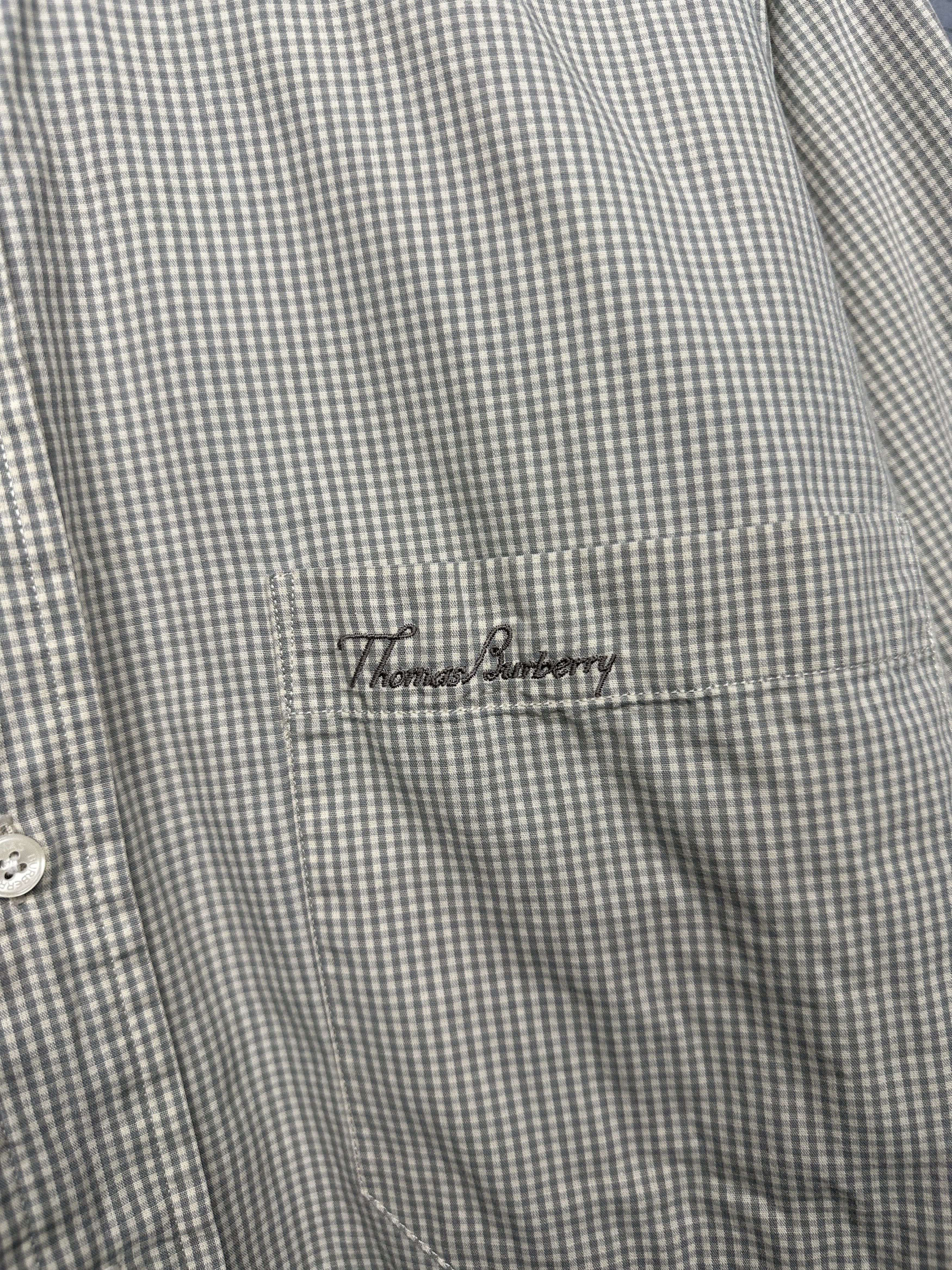 Burberry Thomas Burberry Mens Long Sleeve Check Shirt Size US M / EU 48-50 / 2 - 3 Thumbnail