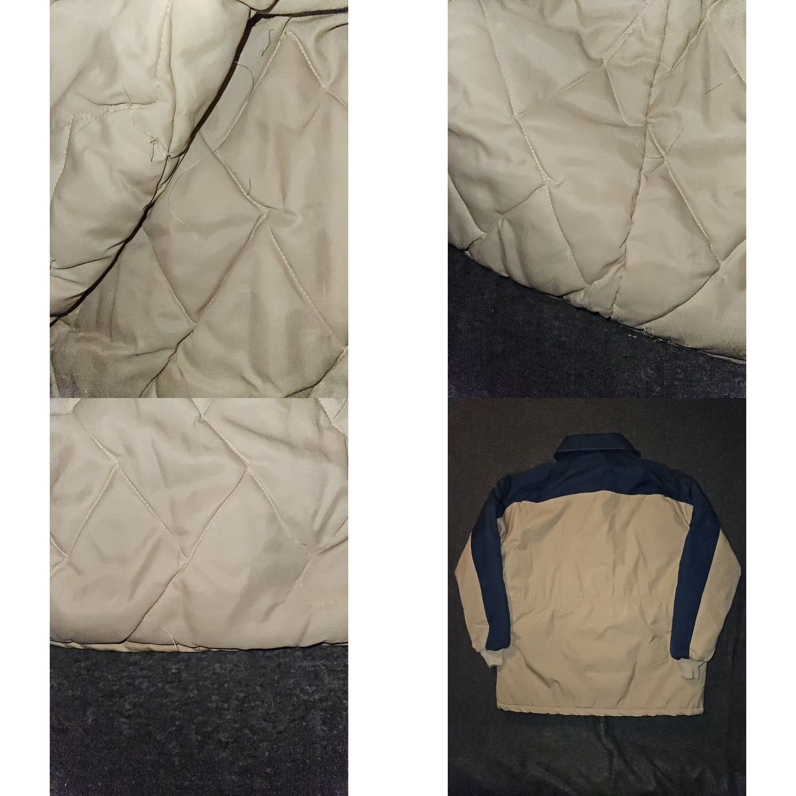 Dunbrooke VINTAGE Dunbrooke Jacket Mens XL Tan Blue Zip Snap Embroidered Railroad USA 80s 90s Comfort Pockets Full Zip Snaps Size US XL / EU 56 / 4 - 9 Thumbnail