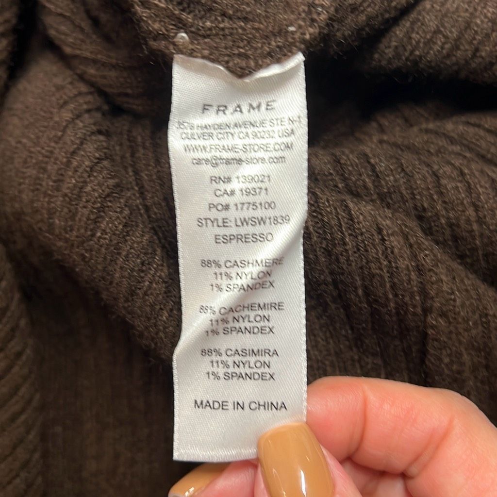 Frame Frame Ribbed Cashmere U-Neck Dress NWT medium Size M / US 6-8 / IT 42-44 - 15 Thumbnail
