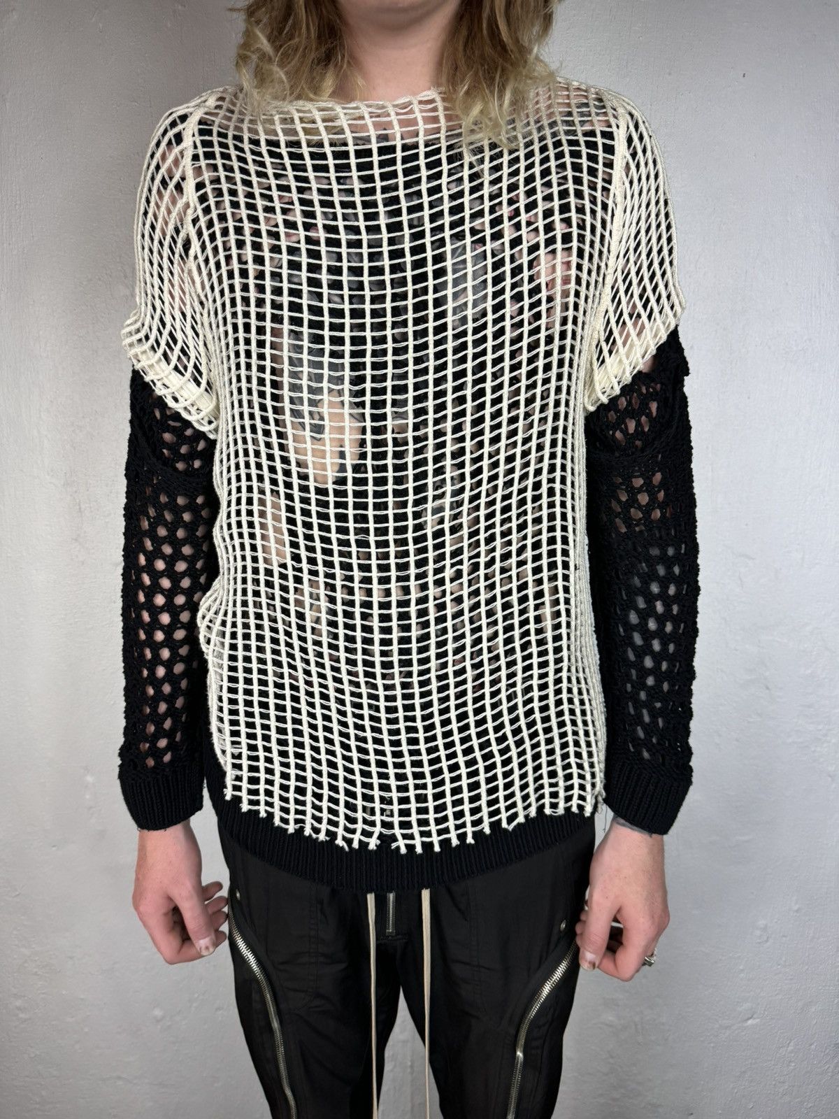 Japanese Brand Vonaudy Loose Knit 2-1 Sample Size US M / EU 48-50 / 2 - 7 Thumbnail