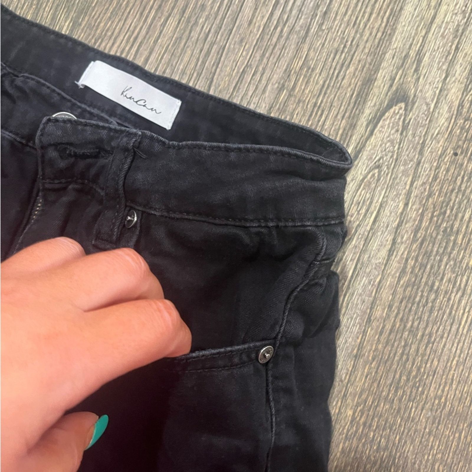 Kanata Hand Knits KanCan Womens Dayana High Rise Ankle Skinny Jeans Fray Size 25" / US 0 / IT 36 - 5 Thumbnail