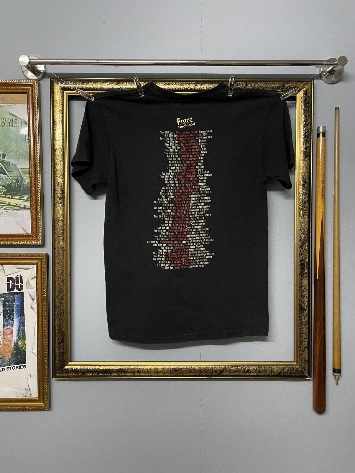 Band Tees Vintage Original Franz Ferdinan Scottish Rock Band Tour Tee Size US S / EU 44-46 / 1 - 7 Thumbnail