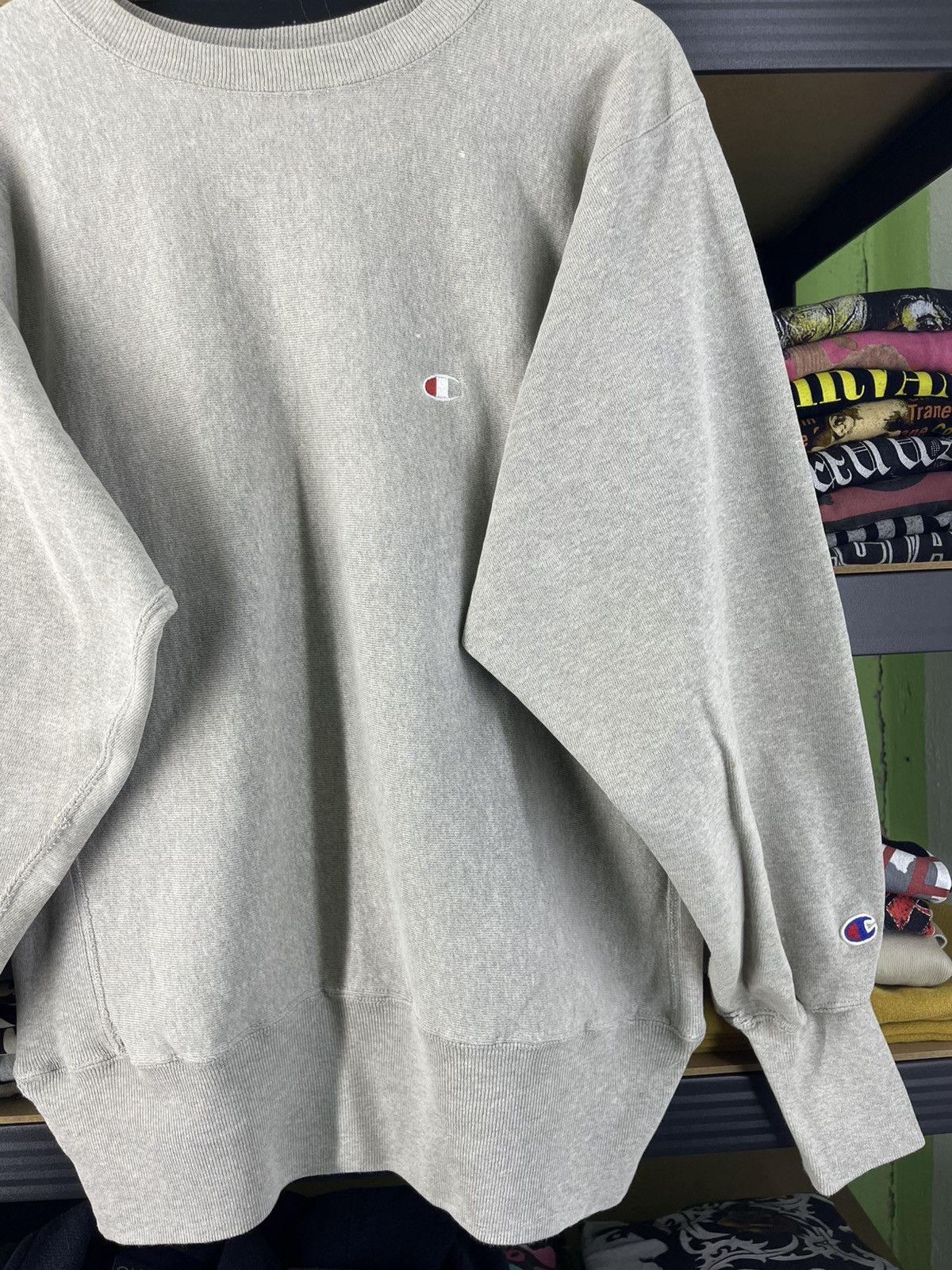 Champion Vintage Champion Reverse Weave Small Logo Grey Sweatshirt Size US M / EU 48-50 / 2 - 4 Thumbnail