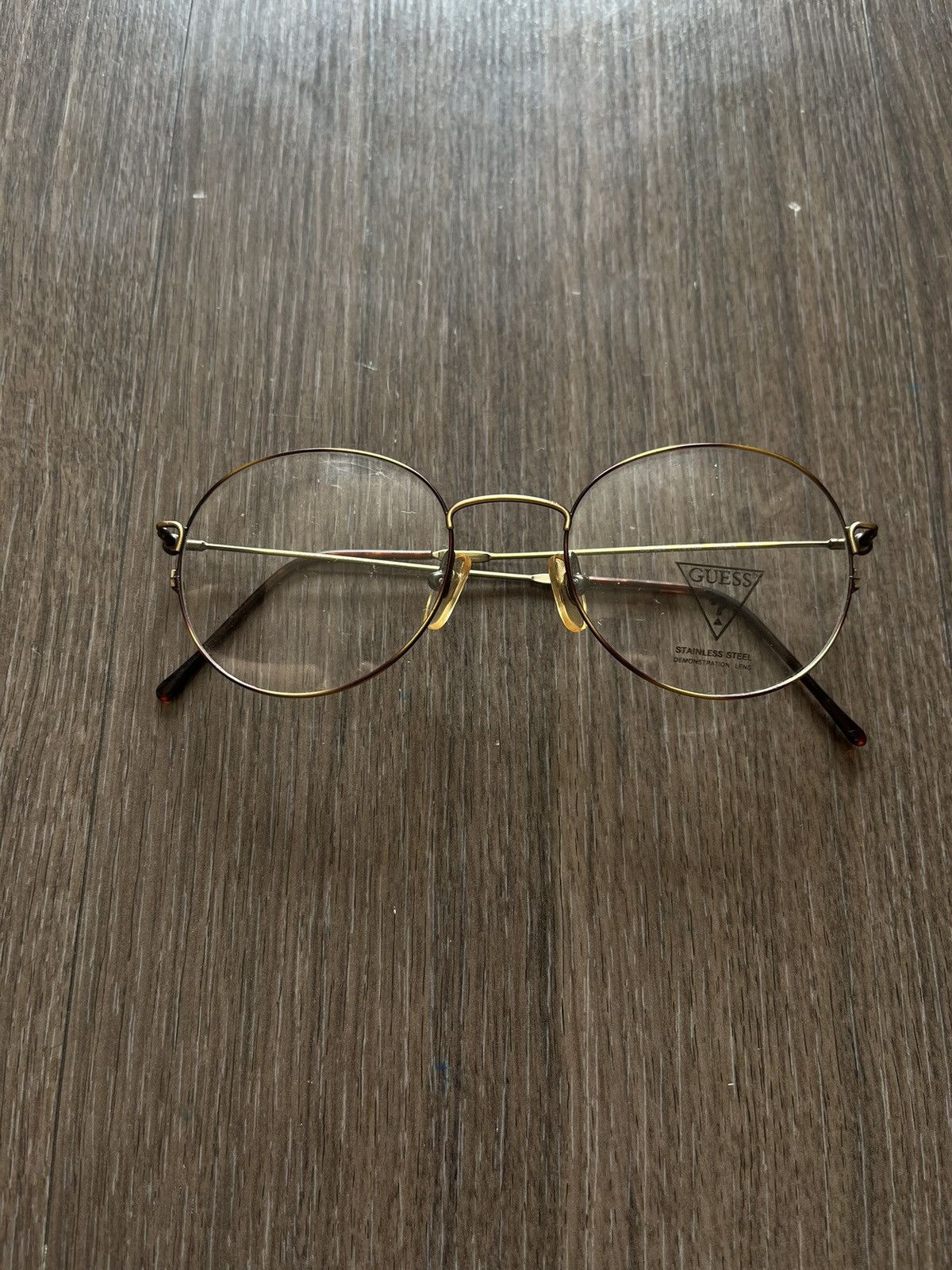 Guess Guess Stainless Demo Lens Metal 49-20 140 1990s Vintage Size ONE SIZE - 1 Thumbnail