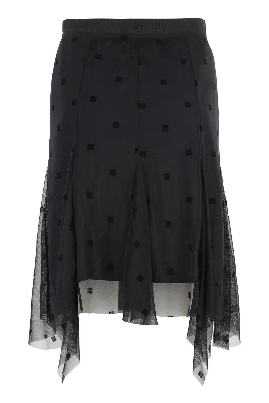 Givenchy o1w1db10325 Knee Lenght Tulle Skirt in Black Size 26" / US 2 / IT 38 - 2 Thumbnail