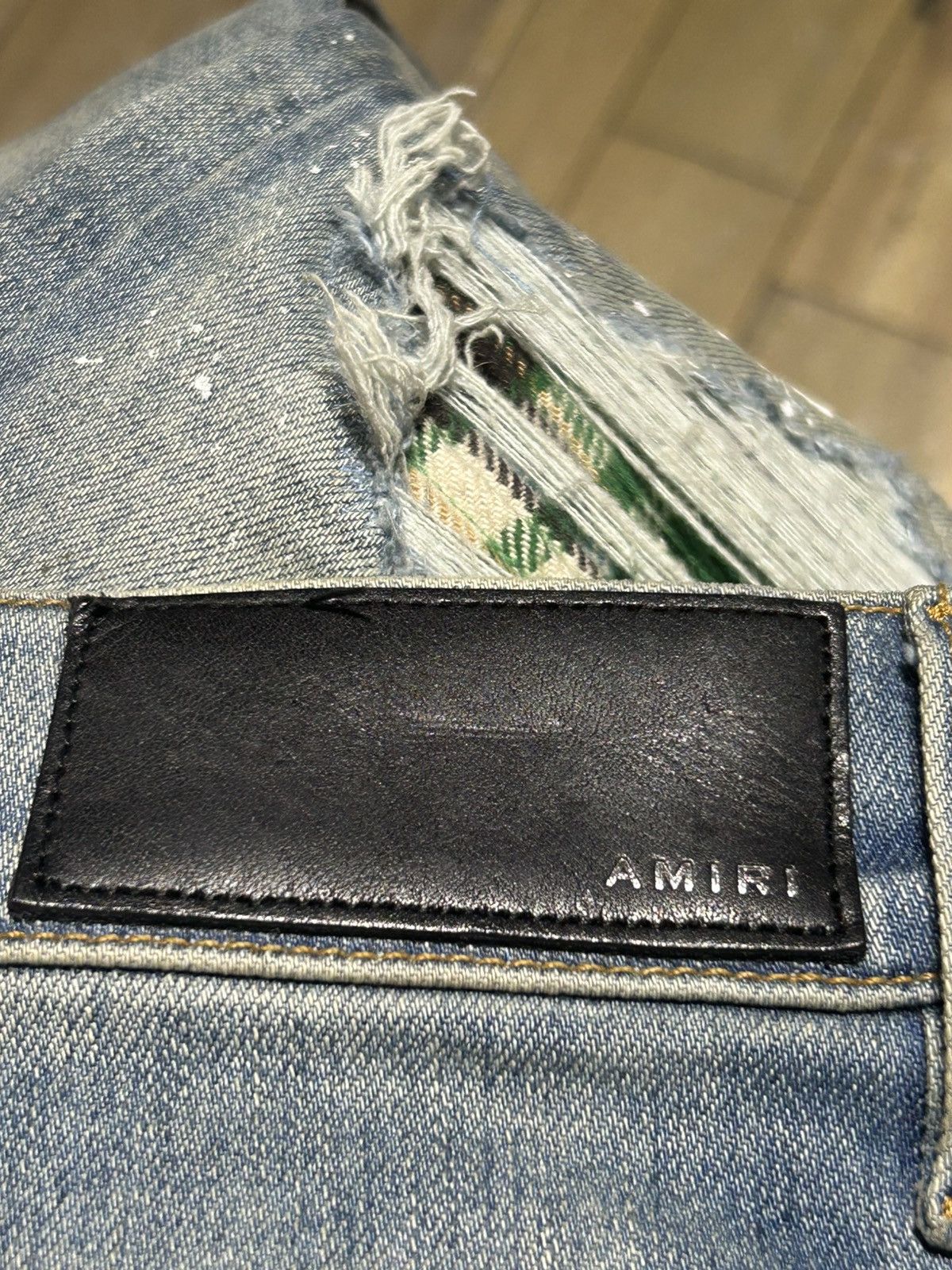 Amiri Amiri MX1 Green Patch Size US 32 / EU 48 - 7 Thumbnail