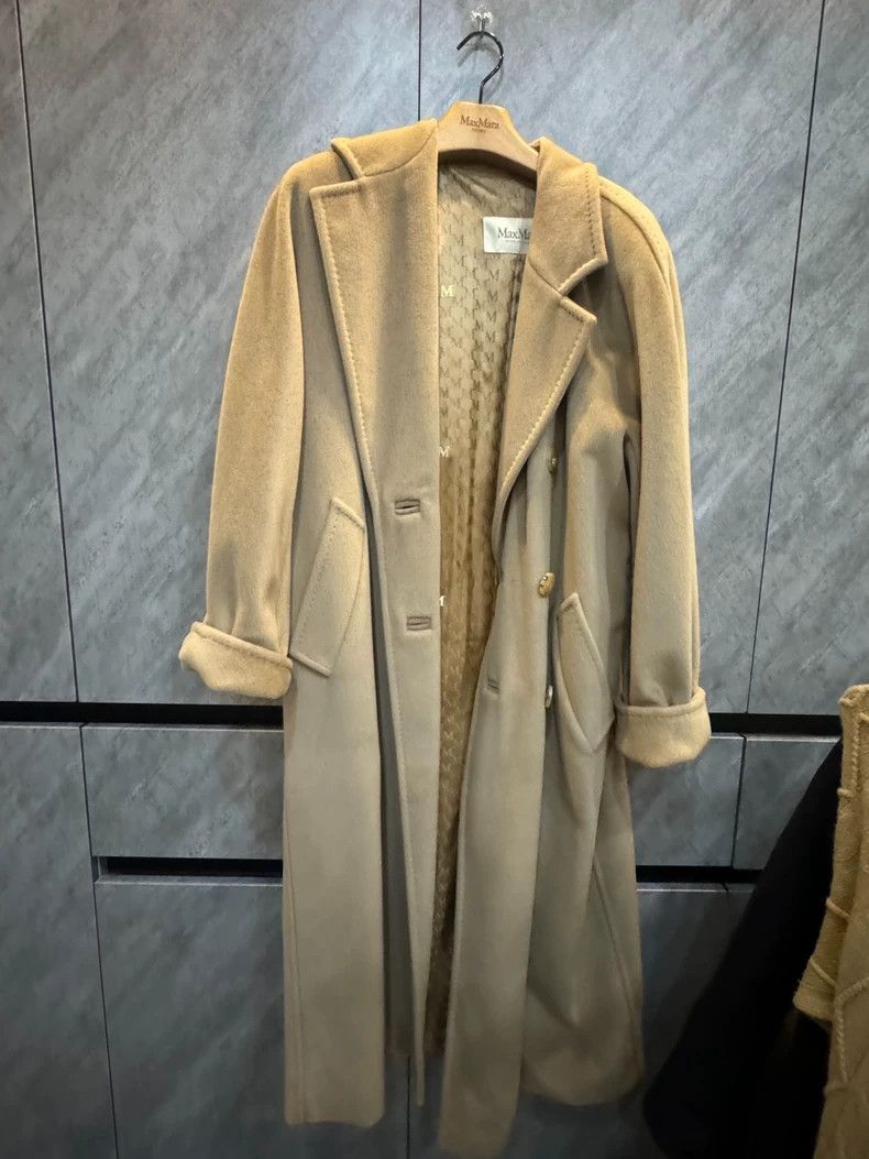 Max Mara 101801 coat, classic camel
