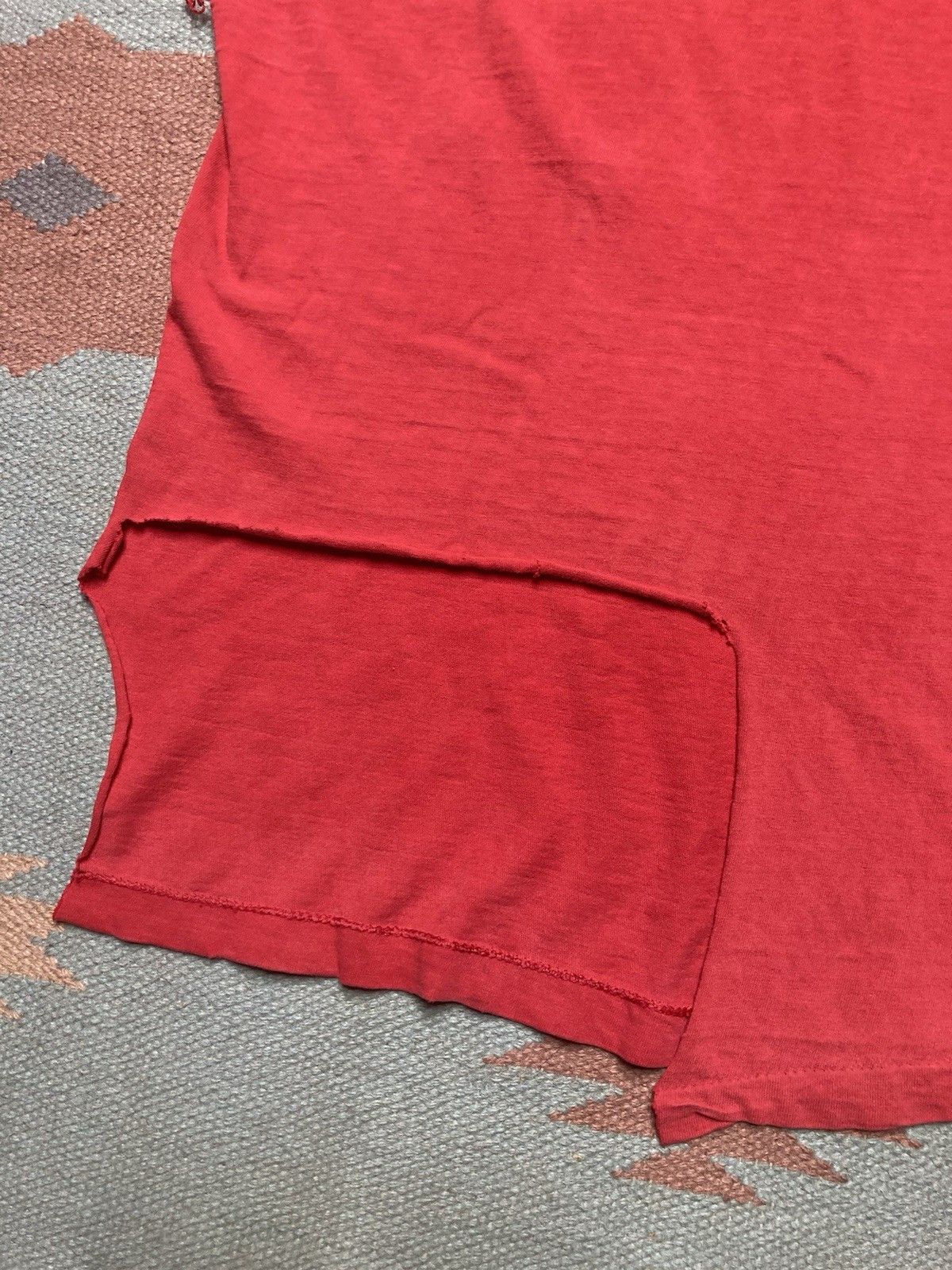 Vintage 70s tank top pocket t shirt fruit loom distressed cotton M Size US M / EU 48-50 / 2 - 8 Thumbnail