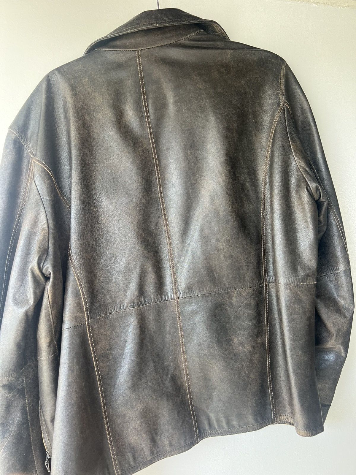 Gimo's Gino’s Brown leather Jacket Size US L / EU 52-54 / 3 - 8 Thumbnail
