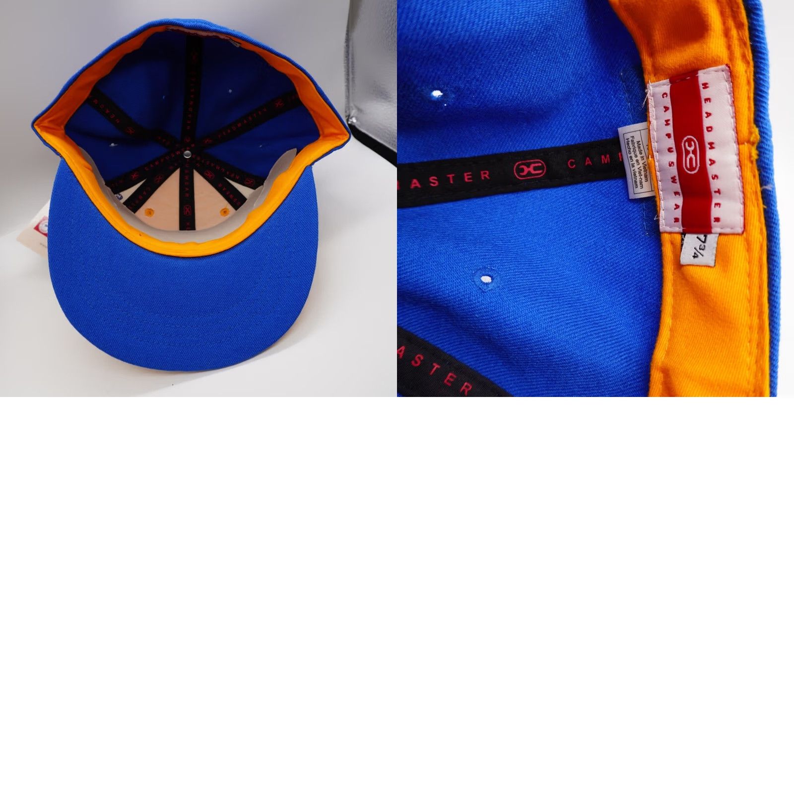 Cougar Headmaster Campuswear Hat Wool Fitted Cap Mens 7 3/4 Yellow Blue ICC Cougars Size ONE SIZE - 8 Thumbnail