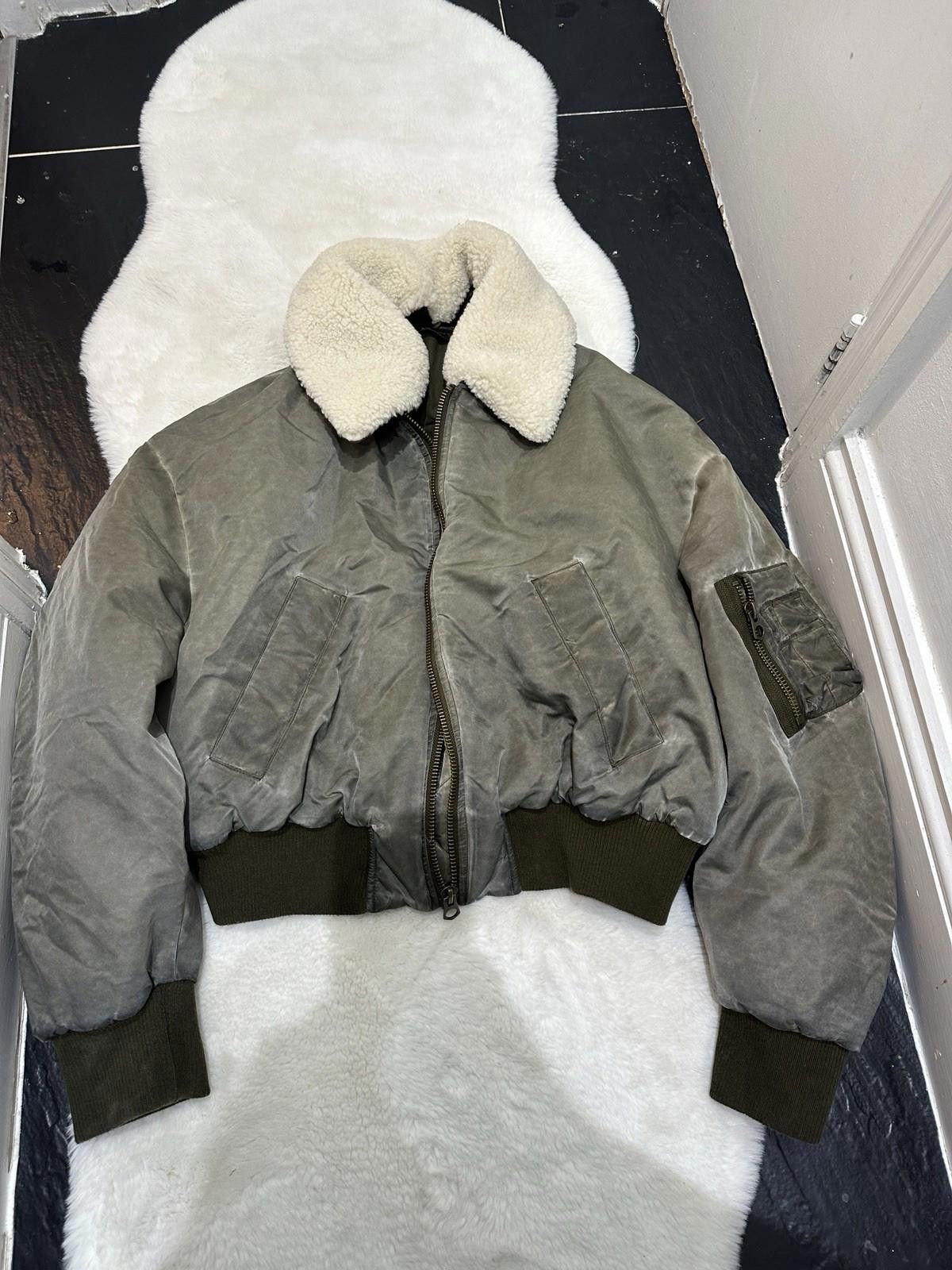 Zara ZARA Coat Bomber , Washed Effect Coat Size M Size M / US 6-8 / IT 42-44 - 6 Thumbnail