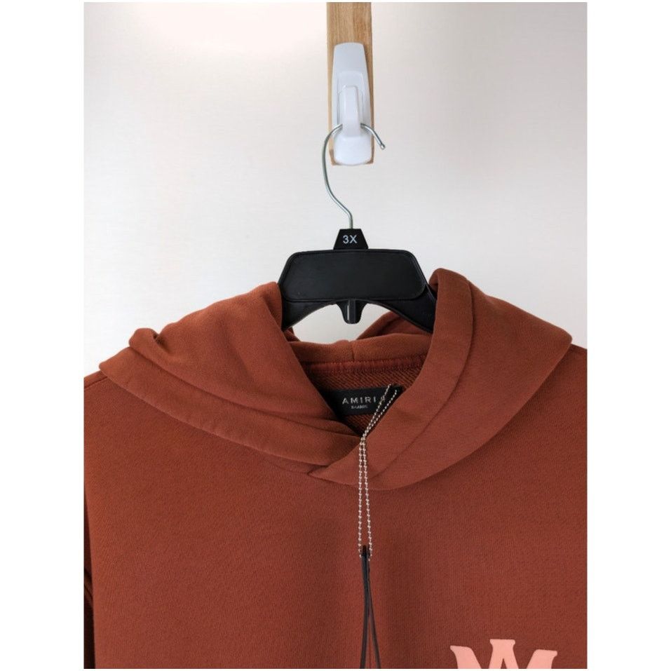 Amiri o1rshd1 MA Core Logo Hoodie in Clay / Peach Size US XL / EU 56 / 4 - 7 Thumbnail