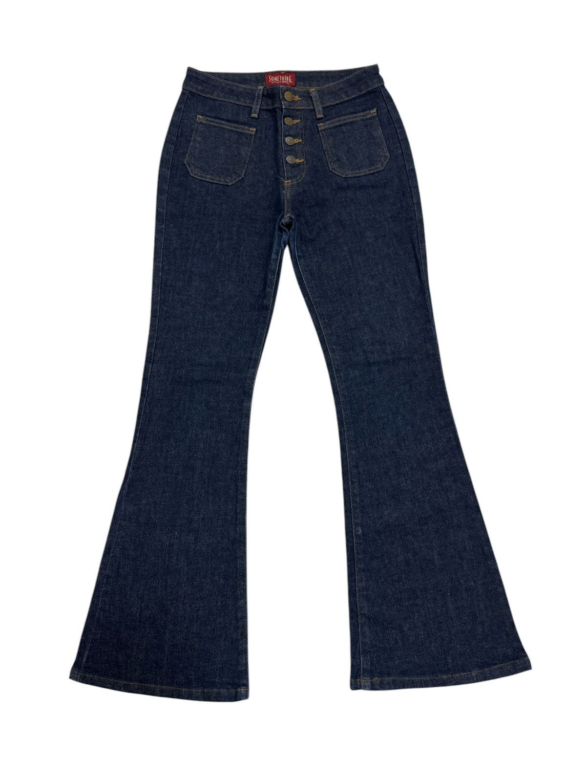 Edwin SOMETHING BY EDWIN STRETCABLE BOOTCUT DENIM JEANS Size US 28 / EU 44 - 2 Thumbnail