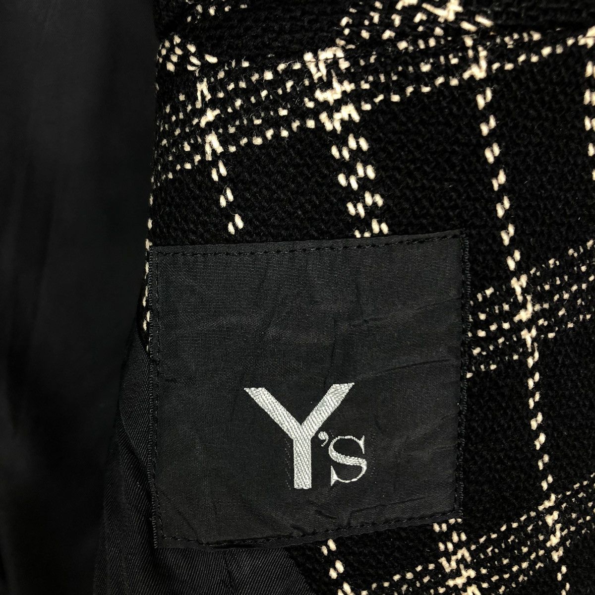 Yohji Yamamoto 🔥VINTAGE YOHJI YAMAMOTO Y’S DOUBLE BREAST JACKET TARTAN Size US S / EU 44-46 / 1 - 17 Thumbnail