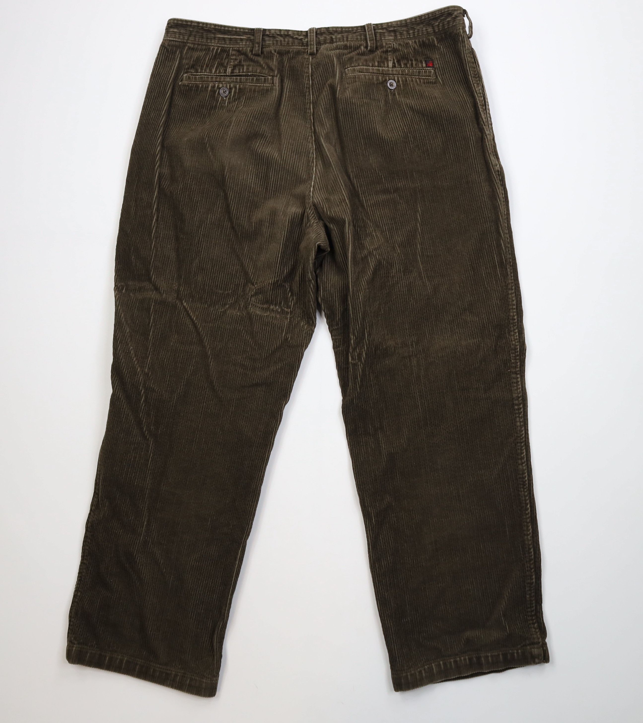 Woolrich Woolen Mills Vintage 90s Y2K Woolrich Heavy Wide Leg Corduroy Chino Pants Size US 42 / EU 58 - 13 Thumbnail