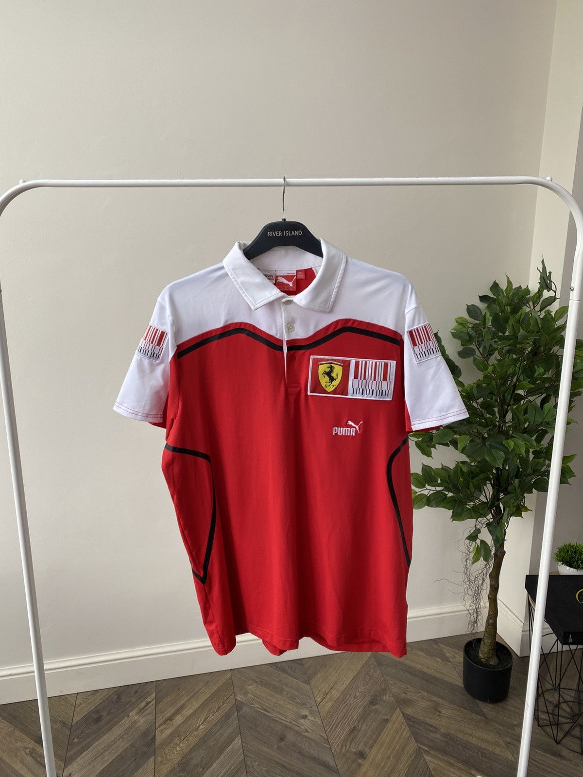 Ferrari × Puma × Vintage Vintage Ferrari Racing Red T-Shirt Size US L / EU 52-54 / 3 - 2 Thumbnail