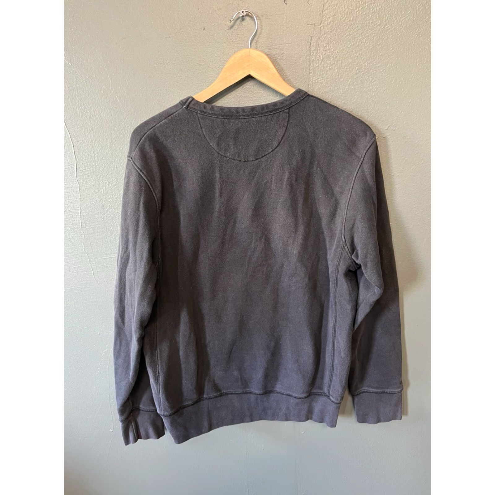 Vintage League Womens Black Pullover Sweatshirt Size M Long Sleeve Crew Neck Size M / US 6-8 / IT 42-44 - 2 Thumbnail