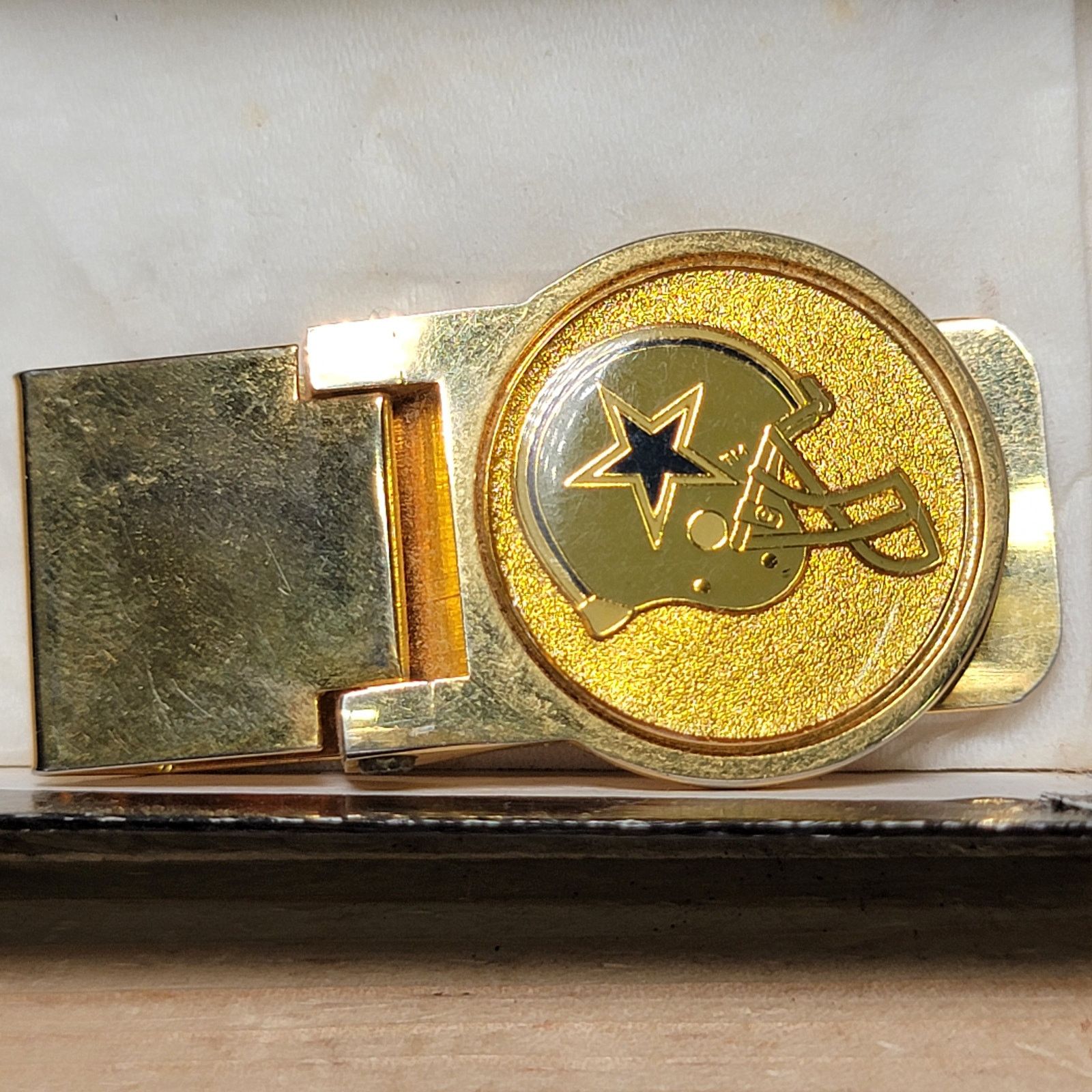 NFL Set of 2 Dallas Cowboys Money Clips: Gold & Silver Colors Size ONE SIZE - 2 Thumbnail