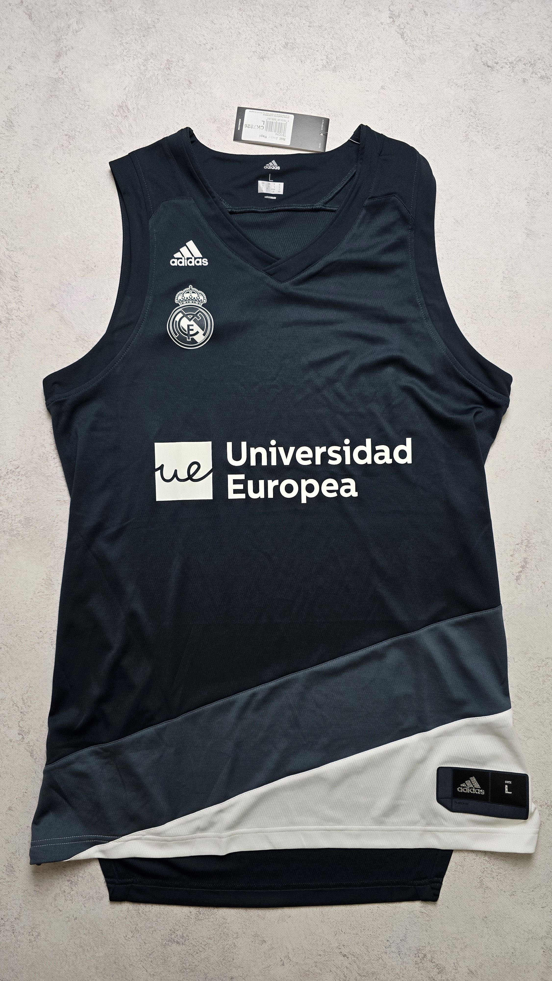 Adidas Adidas Real Madrid 2018-19 Away Basketball Jersey Size US L / EU 52-54 / 3 - 1 Thumbnail