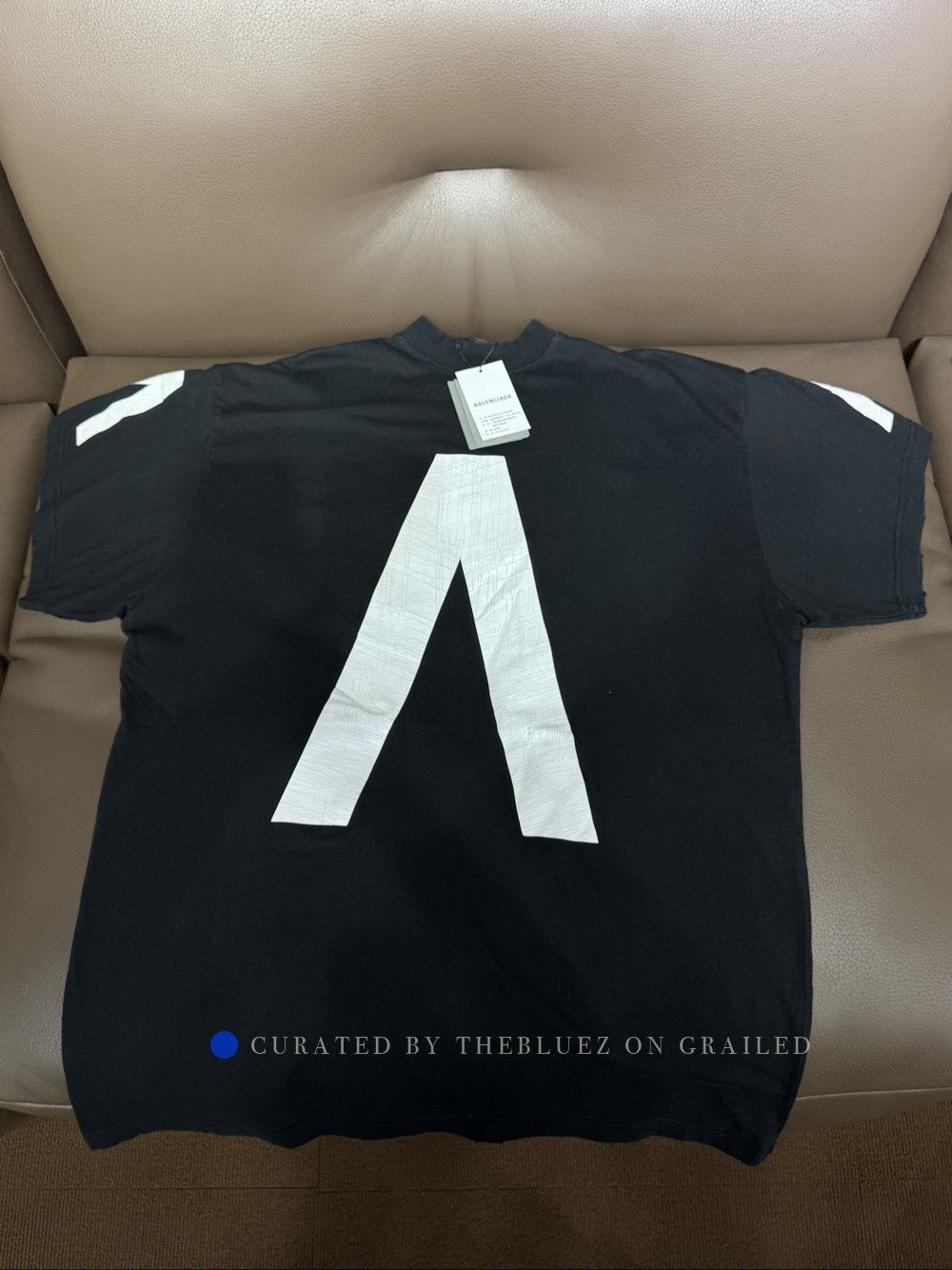 Balenciaga Black Archive Graphic Short Sleeve Tee | Grailed